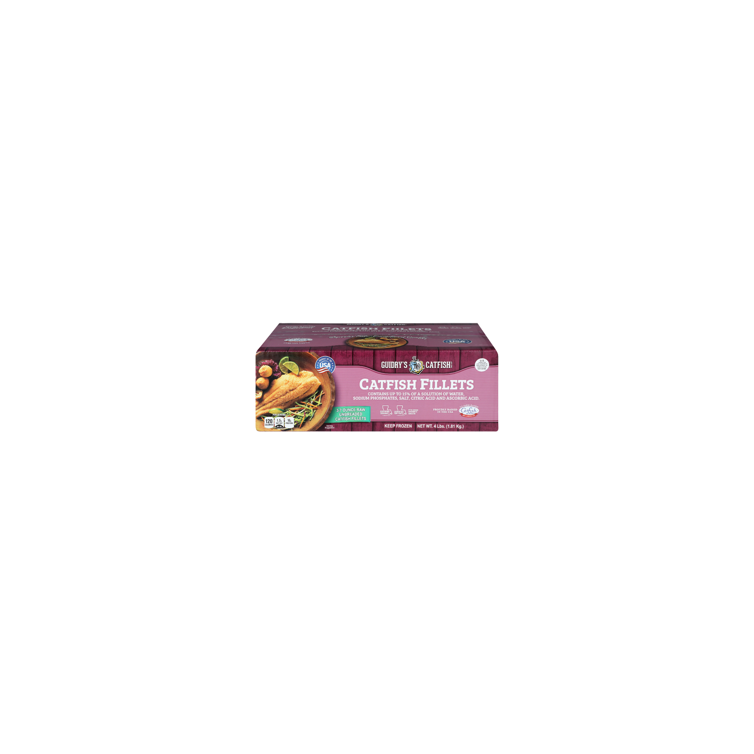 Guidry's Catfish Fillets - 4 Pound Image 1 of 4