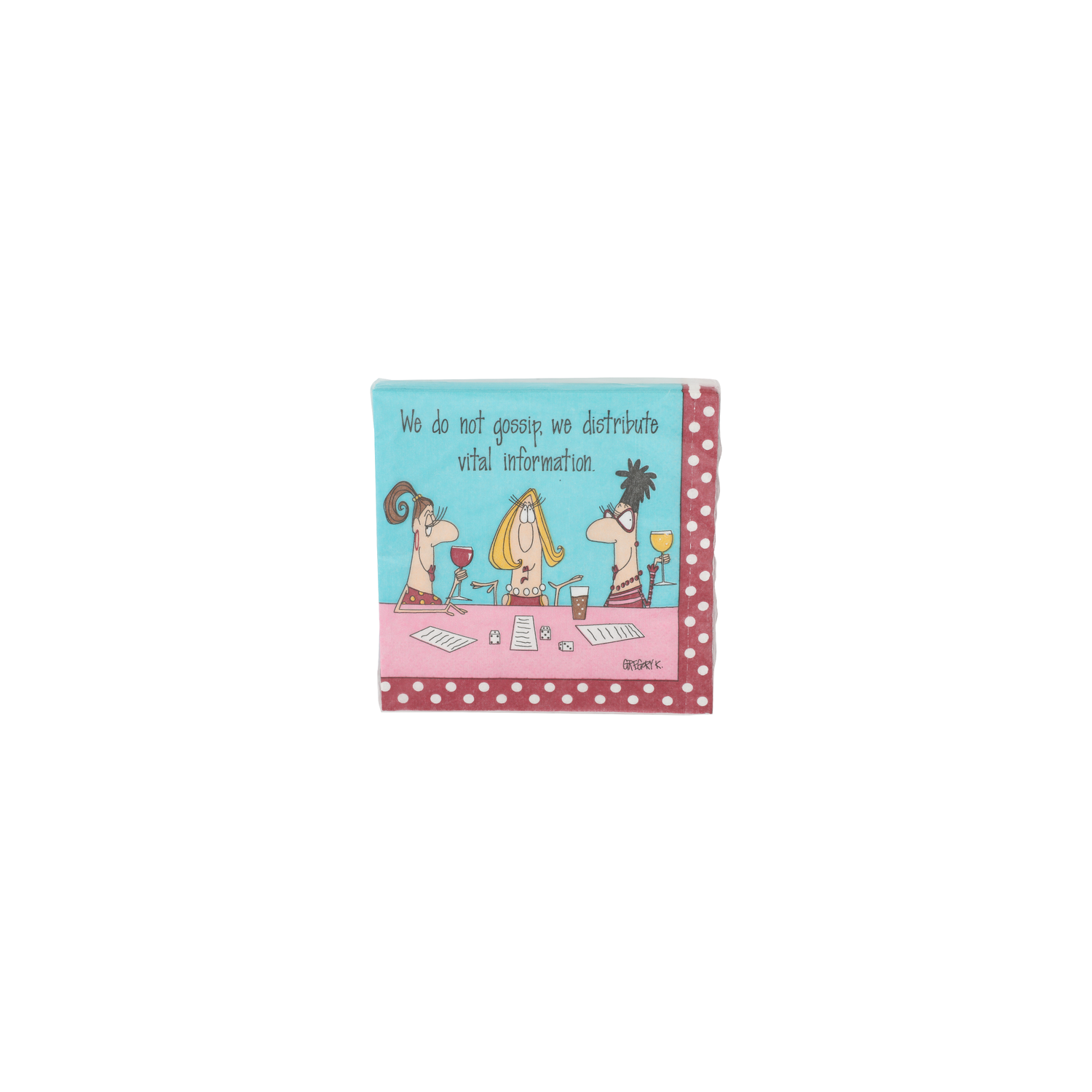 Design Design Vital Information Beverage Napkins - 20 Count Image 1 of 2