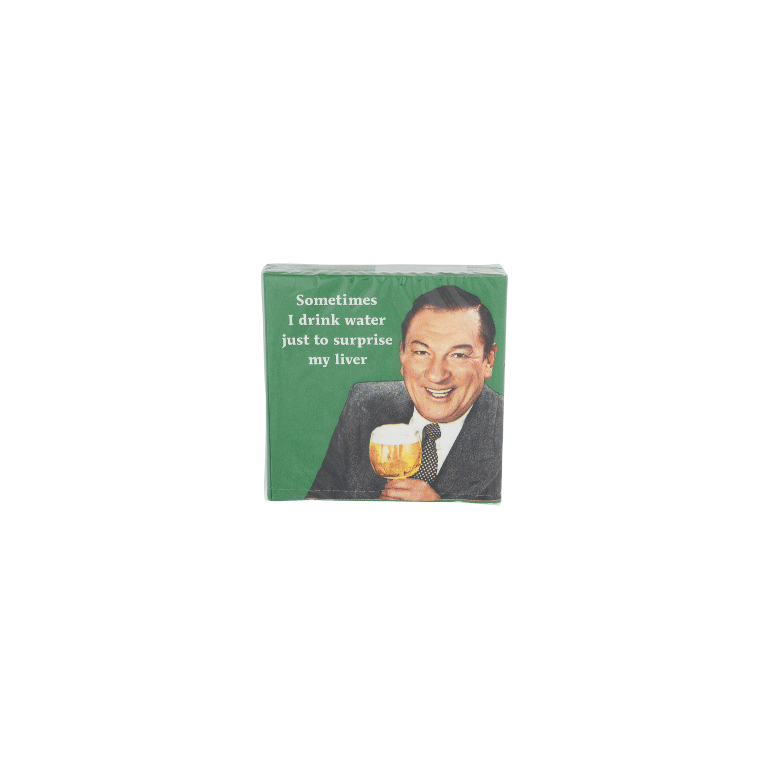 Design Design Water To Surprise Liver Beverage Napkins - 20 Count Image 1 of 2