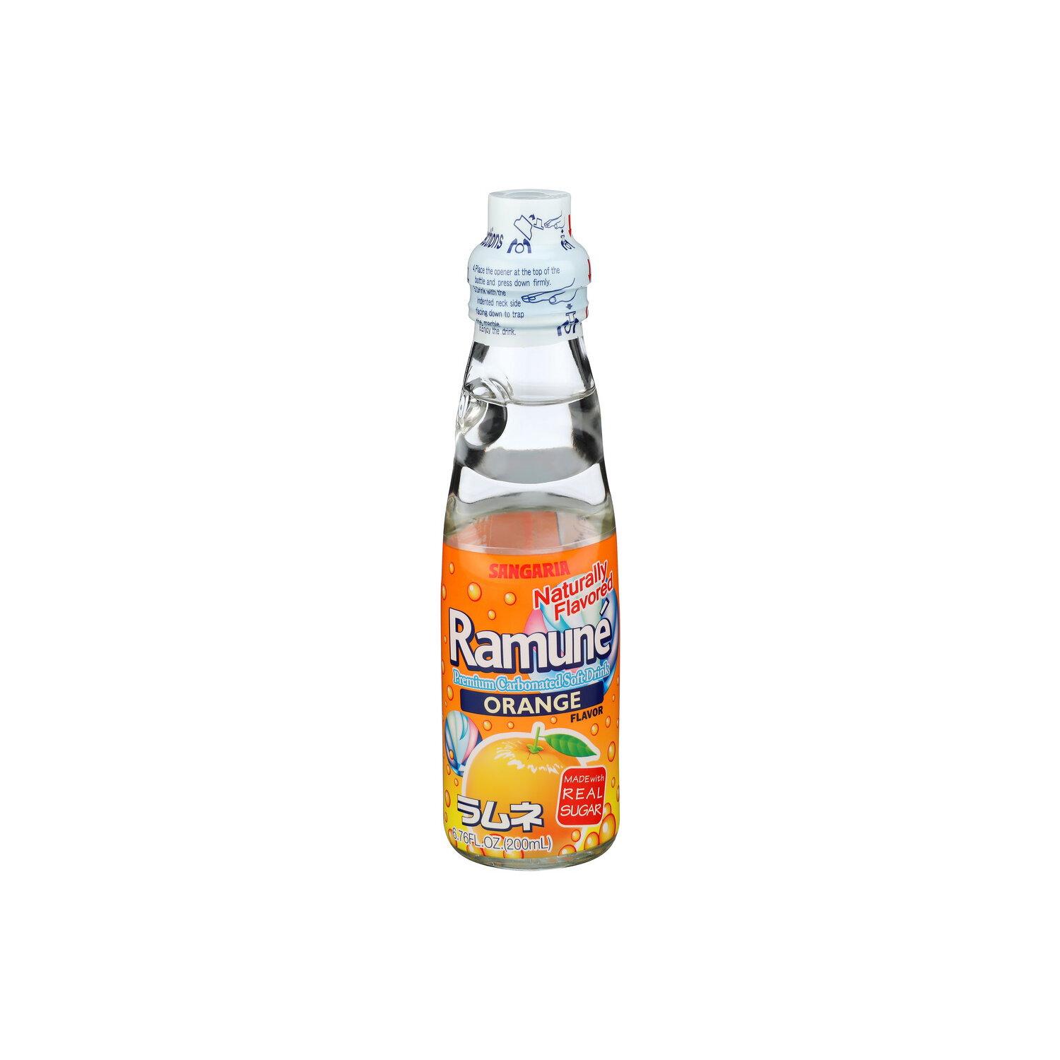 Sangaria Ramune Orange - 6.76 Fluid Ounce Image 1 of 4
