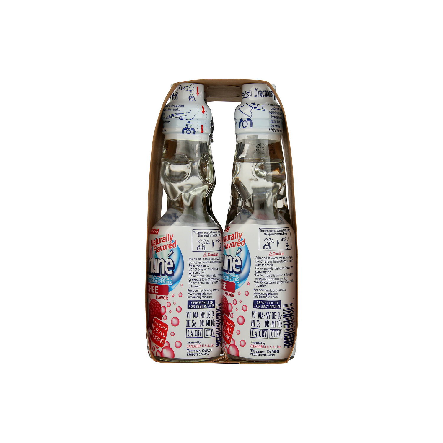 Sangaria Ramune Lychee - 6.76 Fluid Ounce - 6 Count