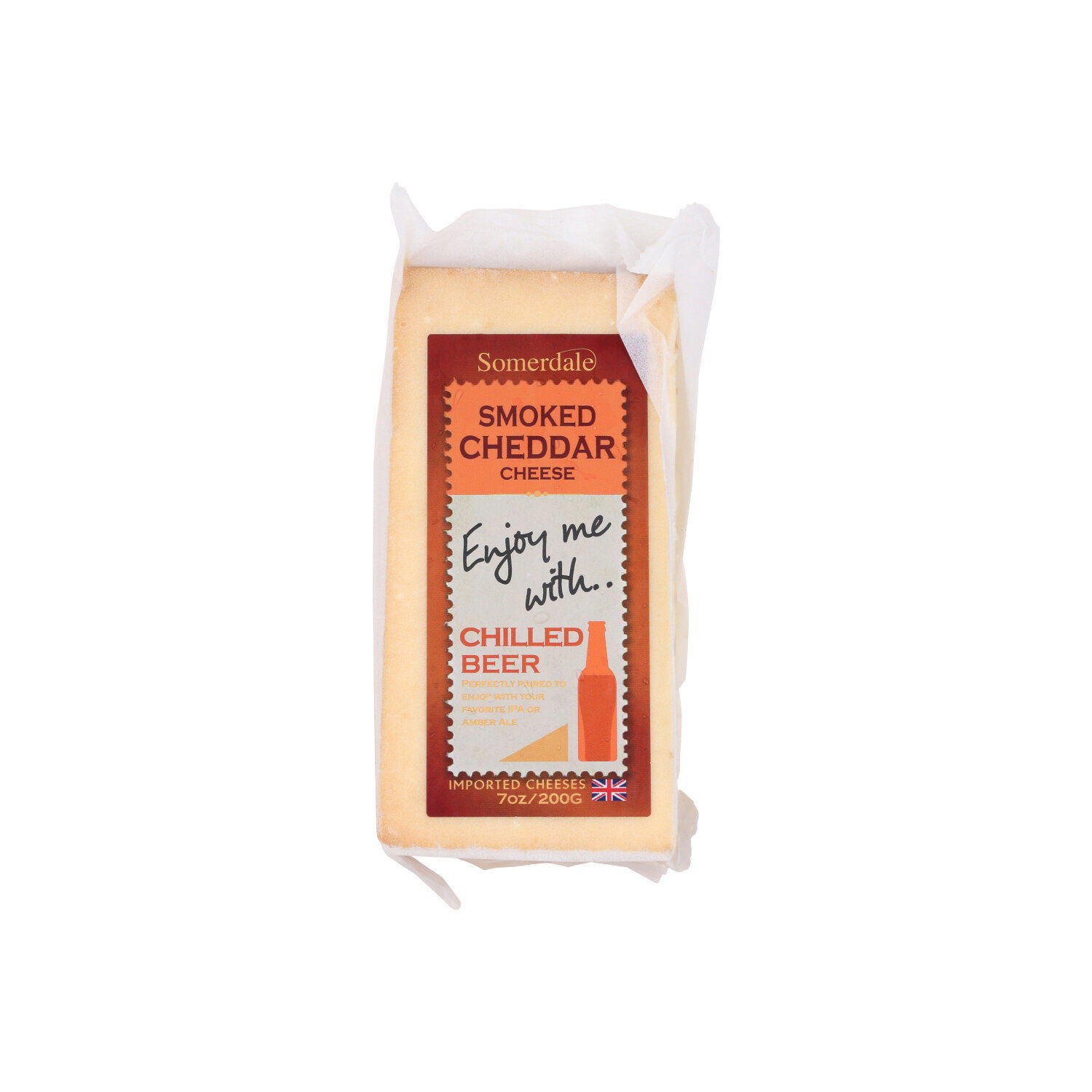 Somerdale Cheese Smoked Cheddar - 7 Ounce