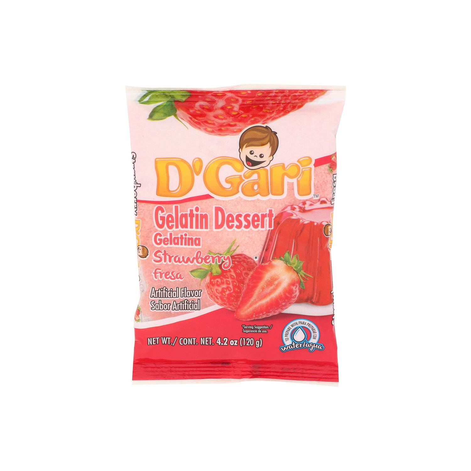 D'GARI Strawberry Gelatin Dessert - 4.2 Ounce Image 1 of 4