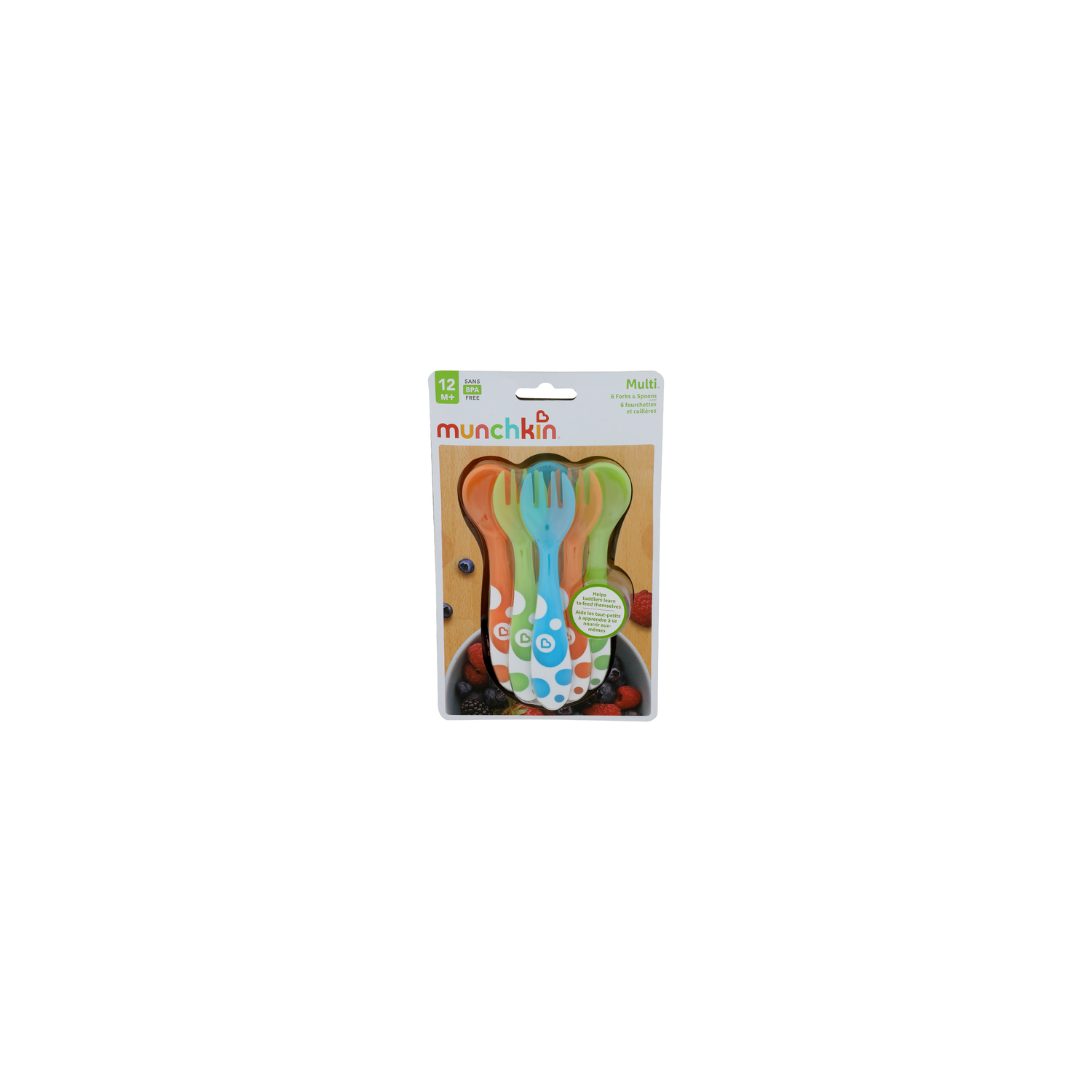 Munchkin + Multi 6 Forks & Spoons + - 6 Count Image 1 of 2