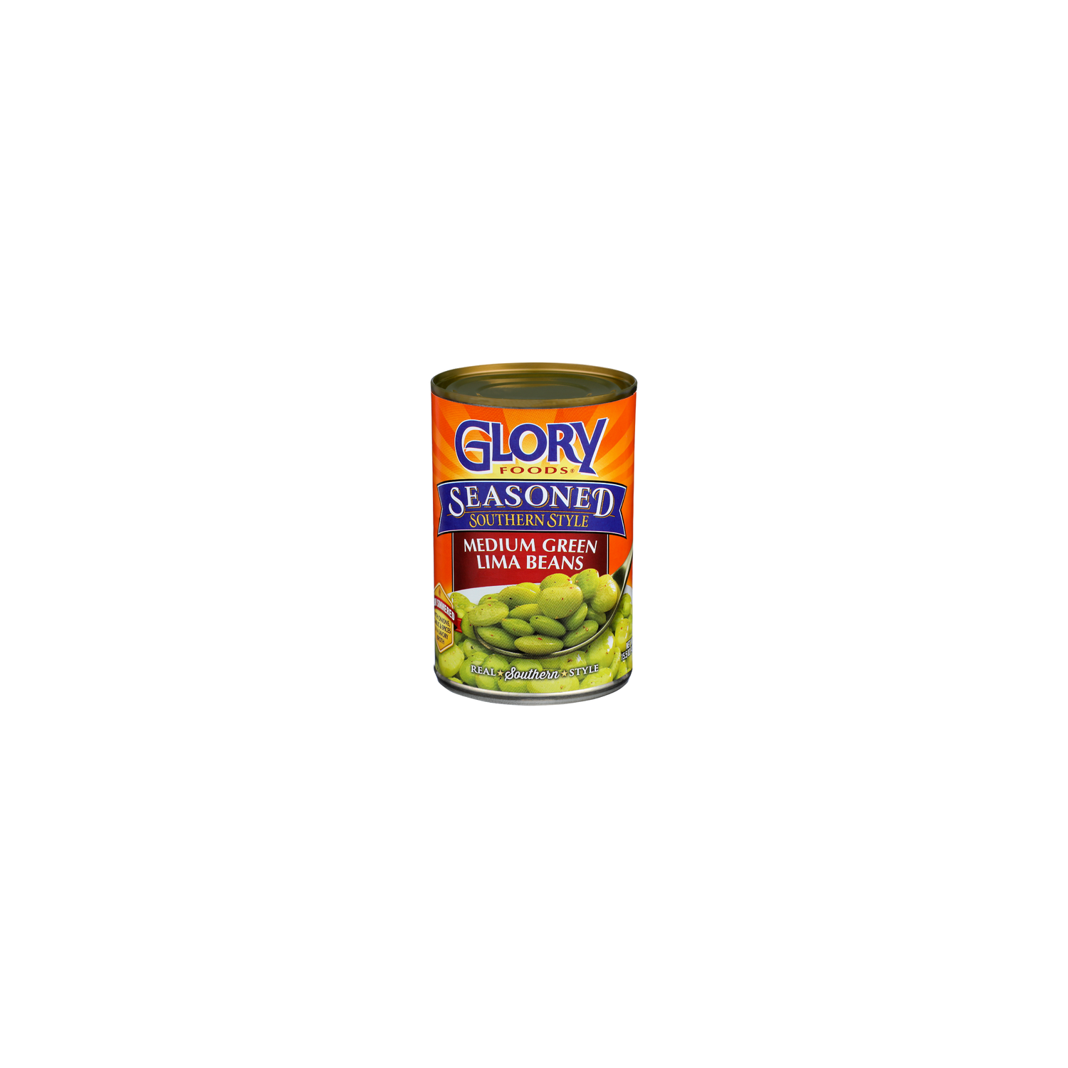 Glory Foods Seasoned Southern Style Medium Green Lima Beans - 15.5 Ounce Image 1 of 4