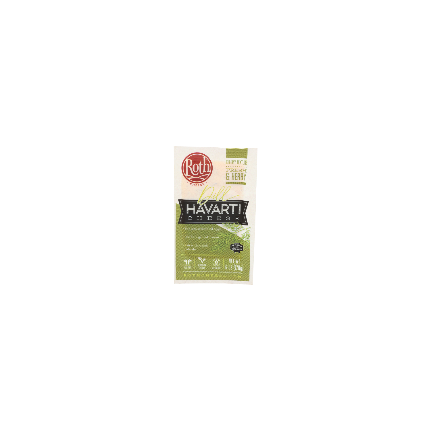 Roth Dill Havarti Chunk Cheese Deli Cuts - 6 Ounce Image 1 of 4