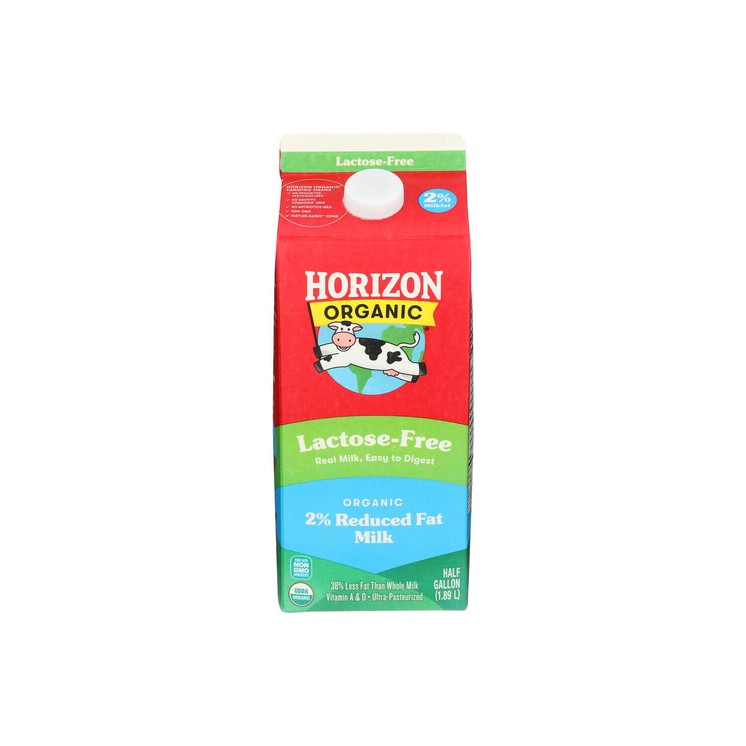 Horizon Ho Org Up Milk 2% Lactose Free 6 2%lactose Organic - Half