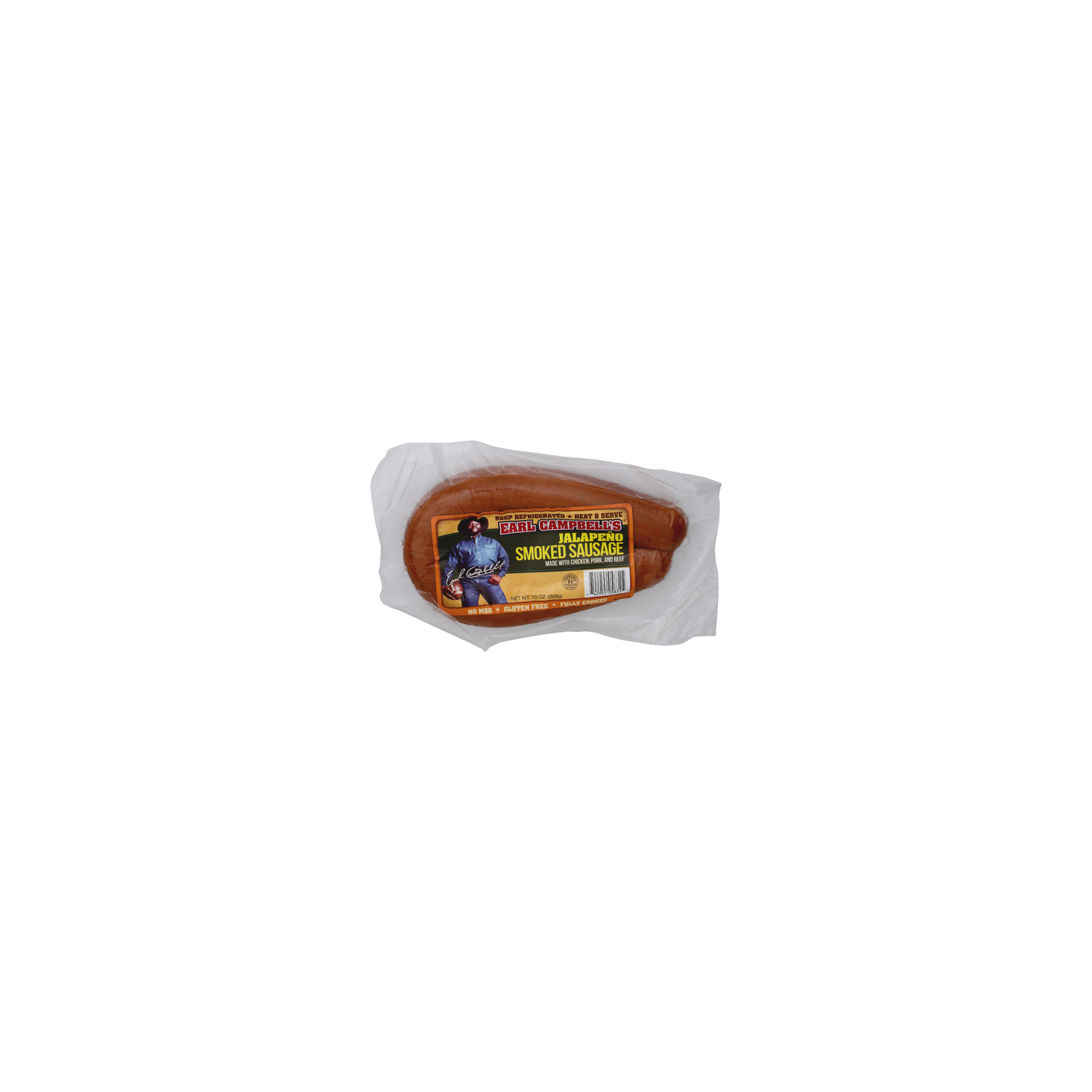 Earl CAMPBELL's Jalapeno Smoked Sausage - 13 Ounce Image 1 of 3