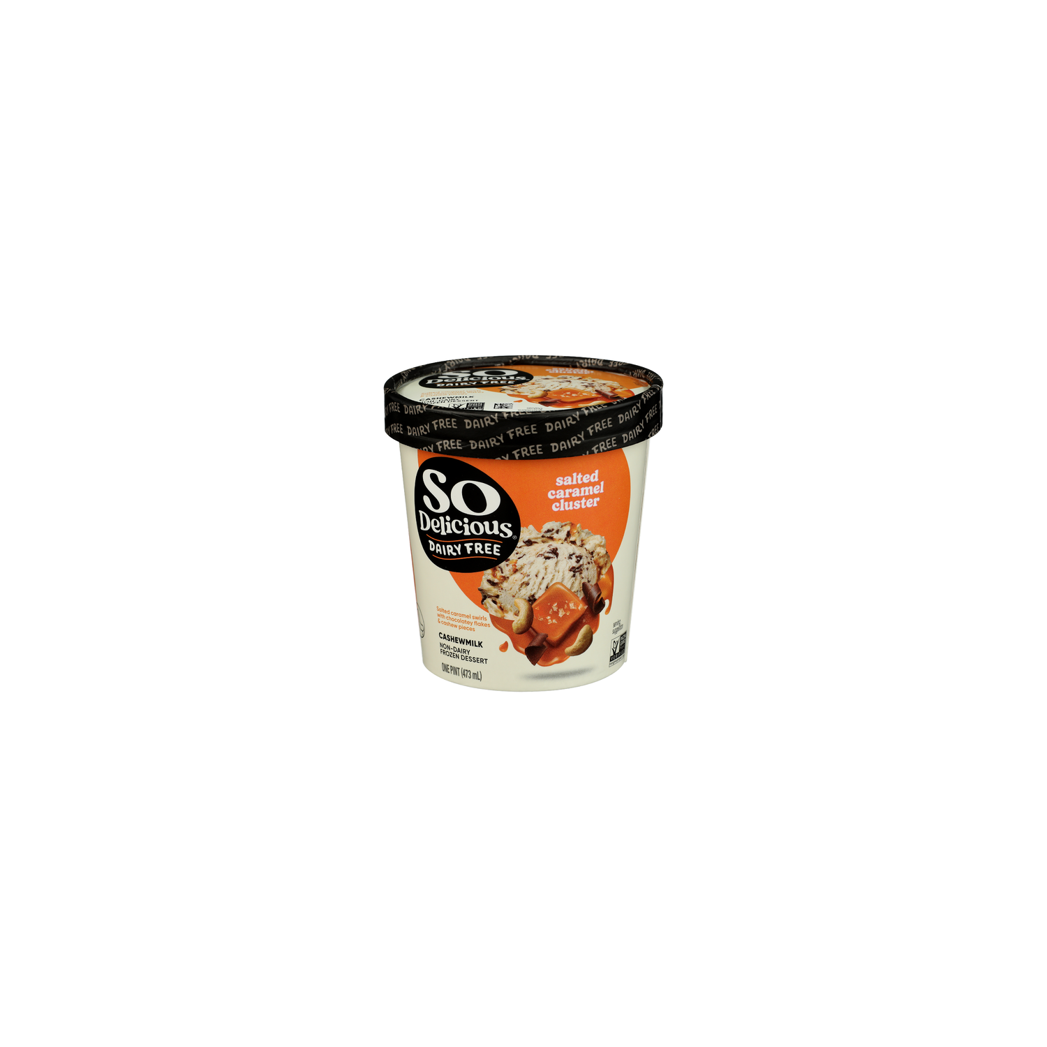 So Delicious Frozen Cashewmilk Salted Caramel Cluster - 1 Pint Image 1 of 4
