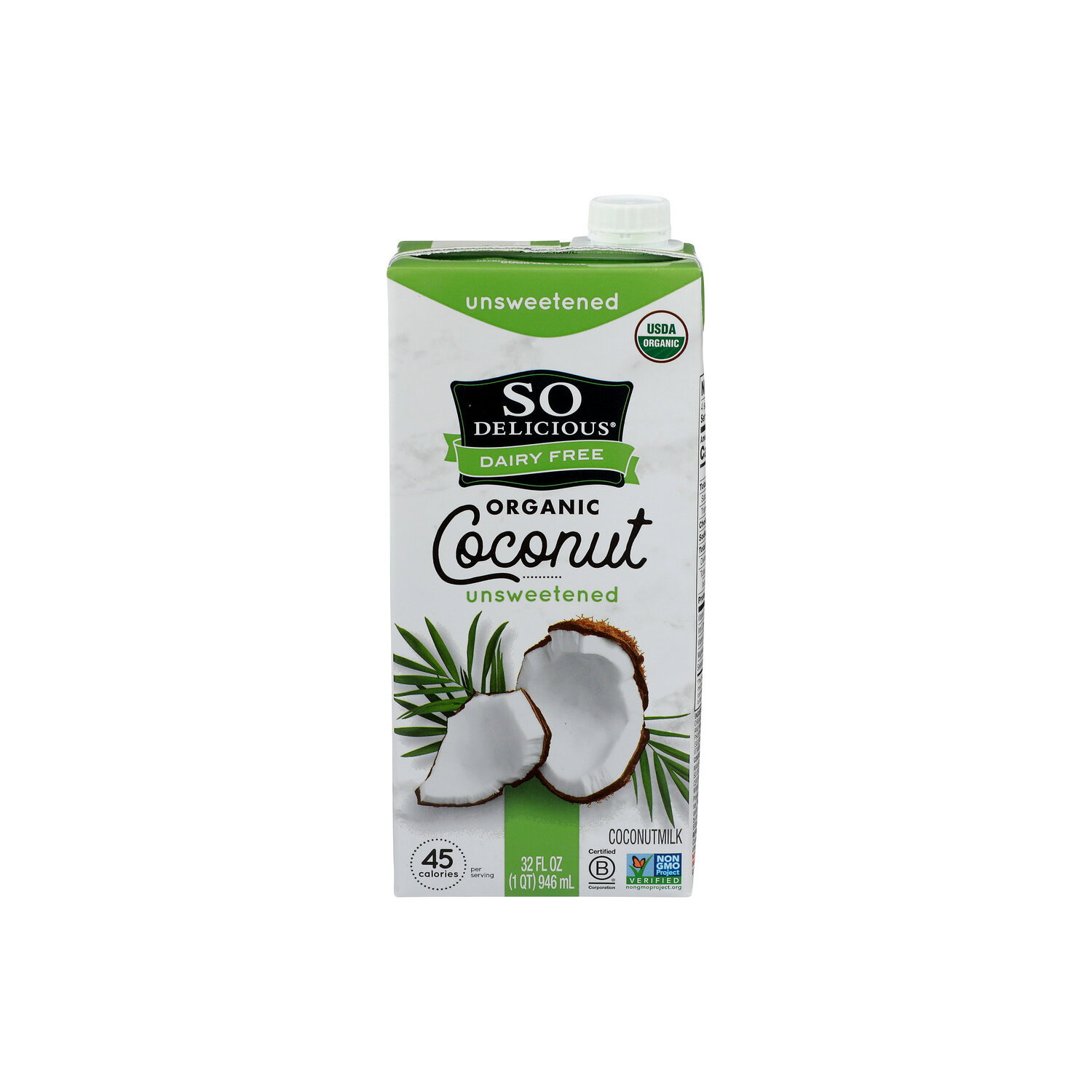 So Delicious Unsweetened Coconut Milk - 32 Fluid Ounce Image 1 of 4