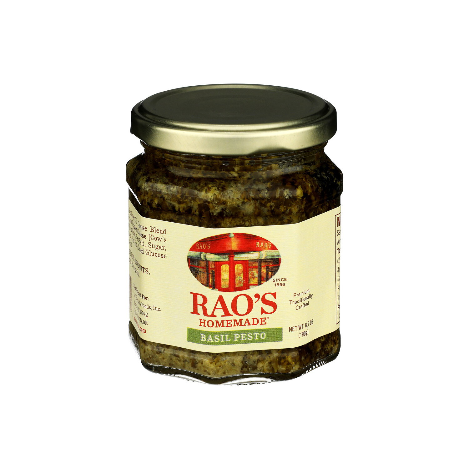 RAO's Homemade Basil Pesto - 6.7 Ounce Image 1 of 4