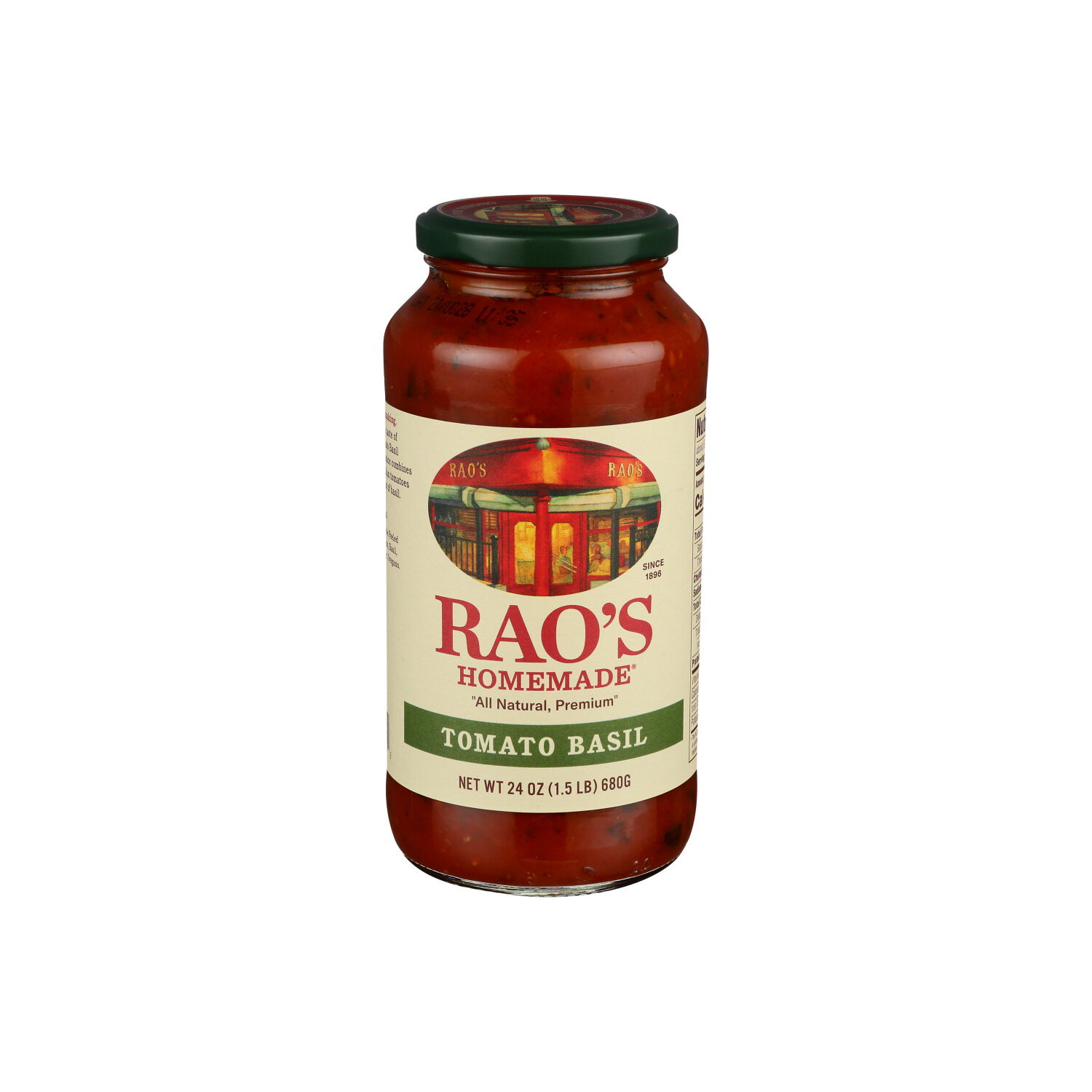 RAO's Homemade Tomato Basil Pasta Sauce - 24 Ounce Image 1 of 4