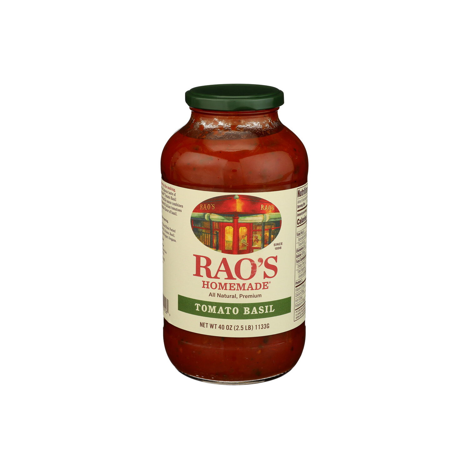 RAO's Homemade Tomato Basil Sauce - 40 Ounce Image 1 of 4