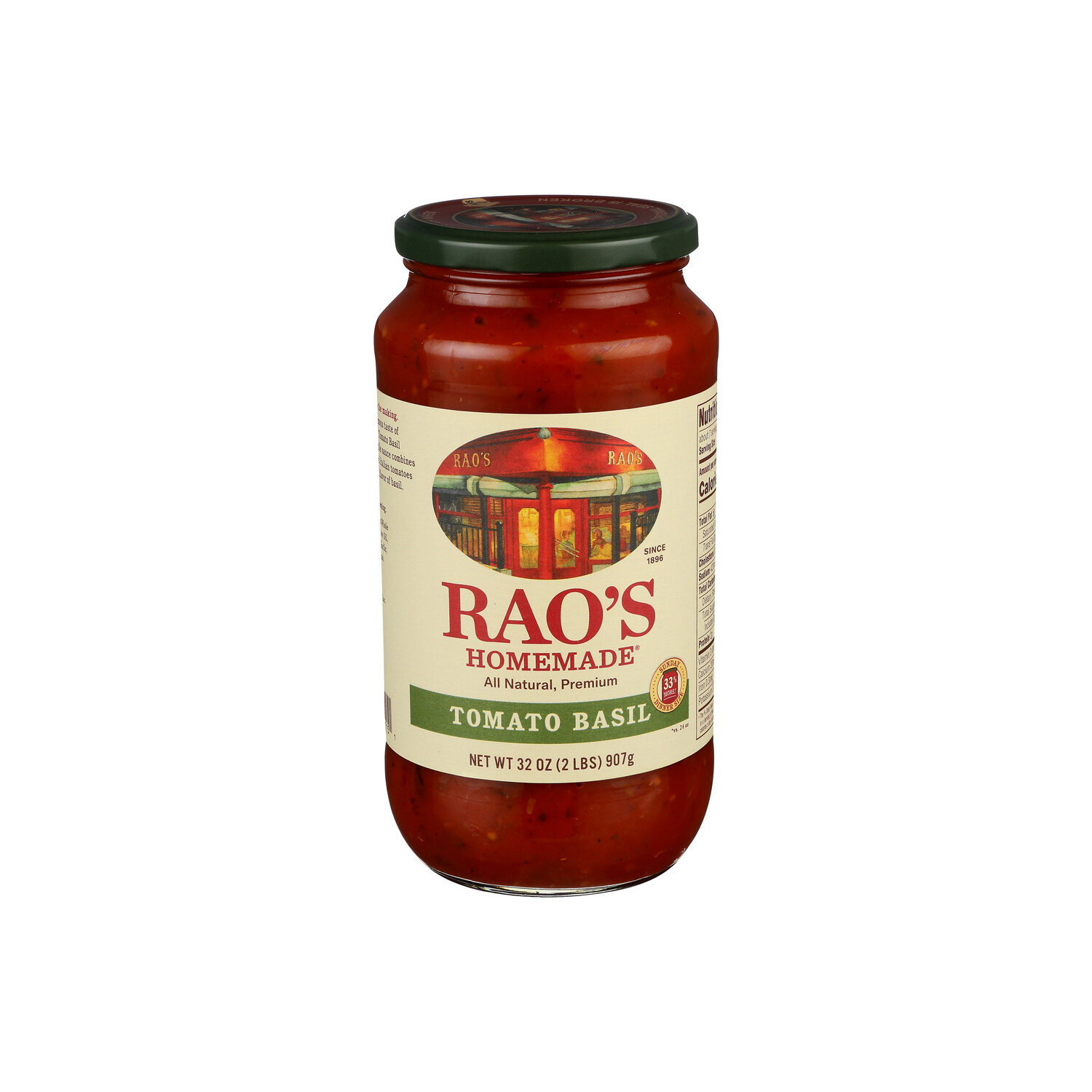 RAO'S HOMEMADE Tomato Basil Sauce - 32 Ounce Image 1 of 2