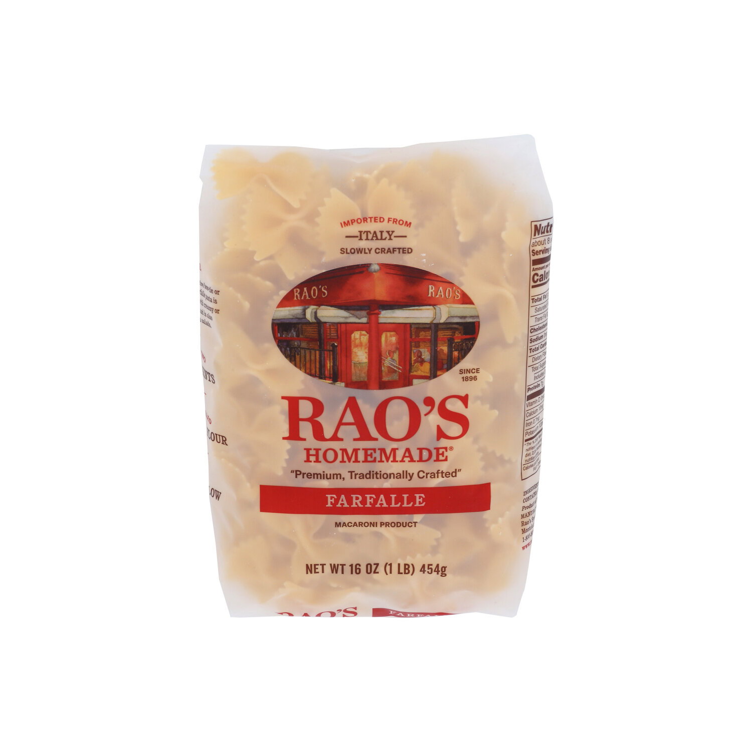 RAO's Homemade Pasta Farfalle Short - 16 Ounce Image 1 of 4