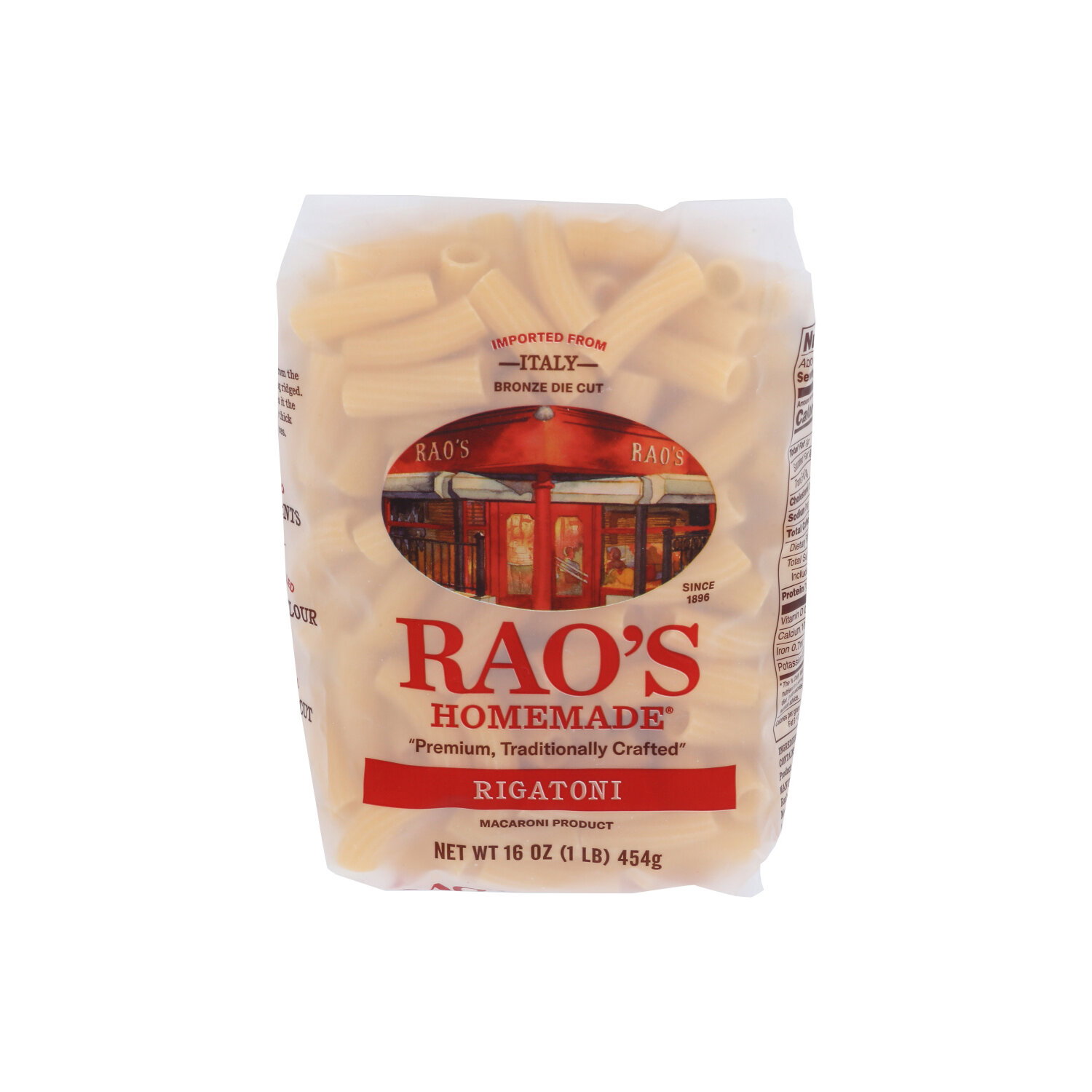 RAO's Homemade Pasta Rigatoni Short - 16 Ounce Image 1 of 4