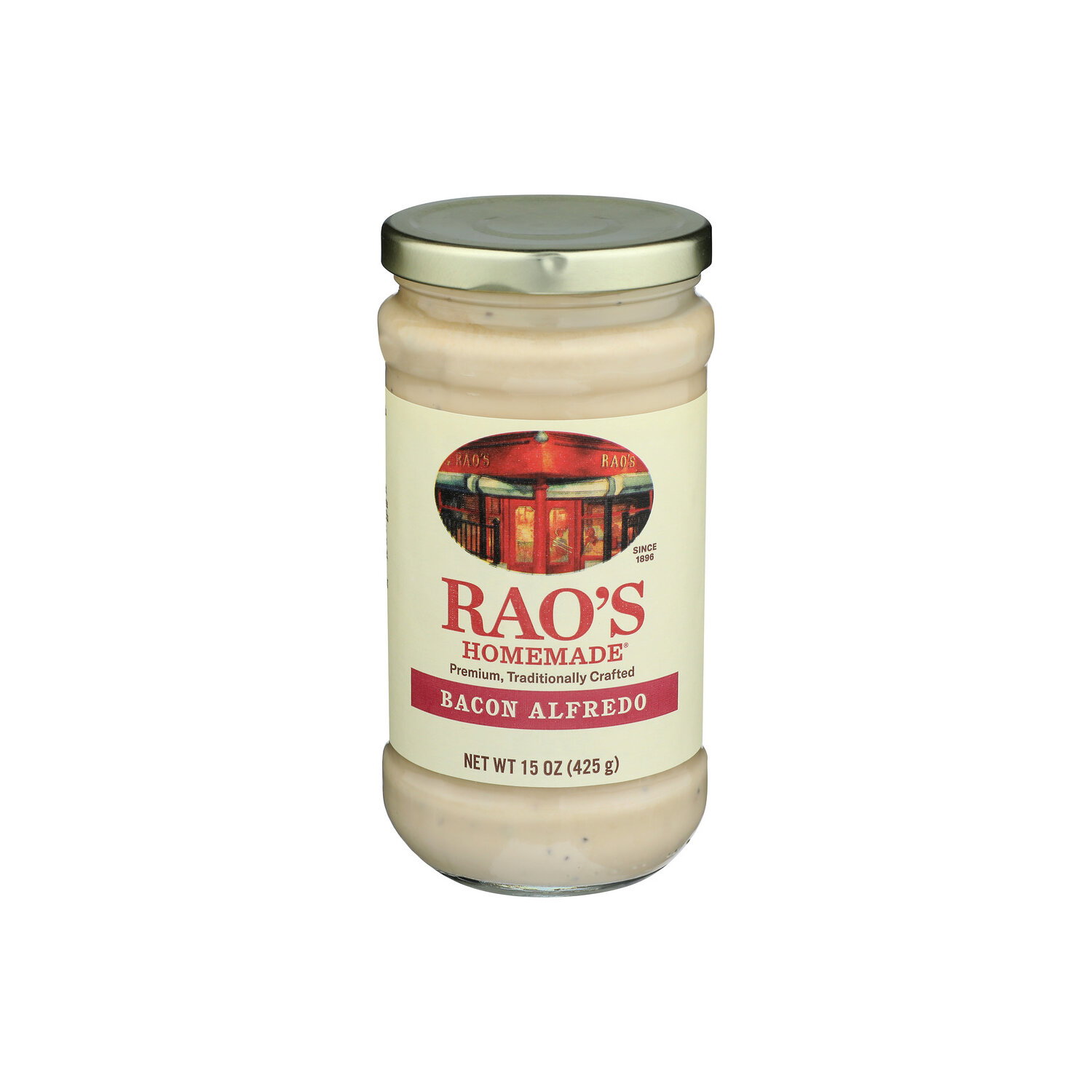 Homemade Bacon Alfredo Sauce RAO'S - 15 Ounce Image 1 of 4