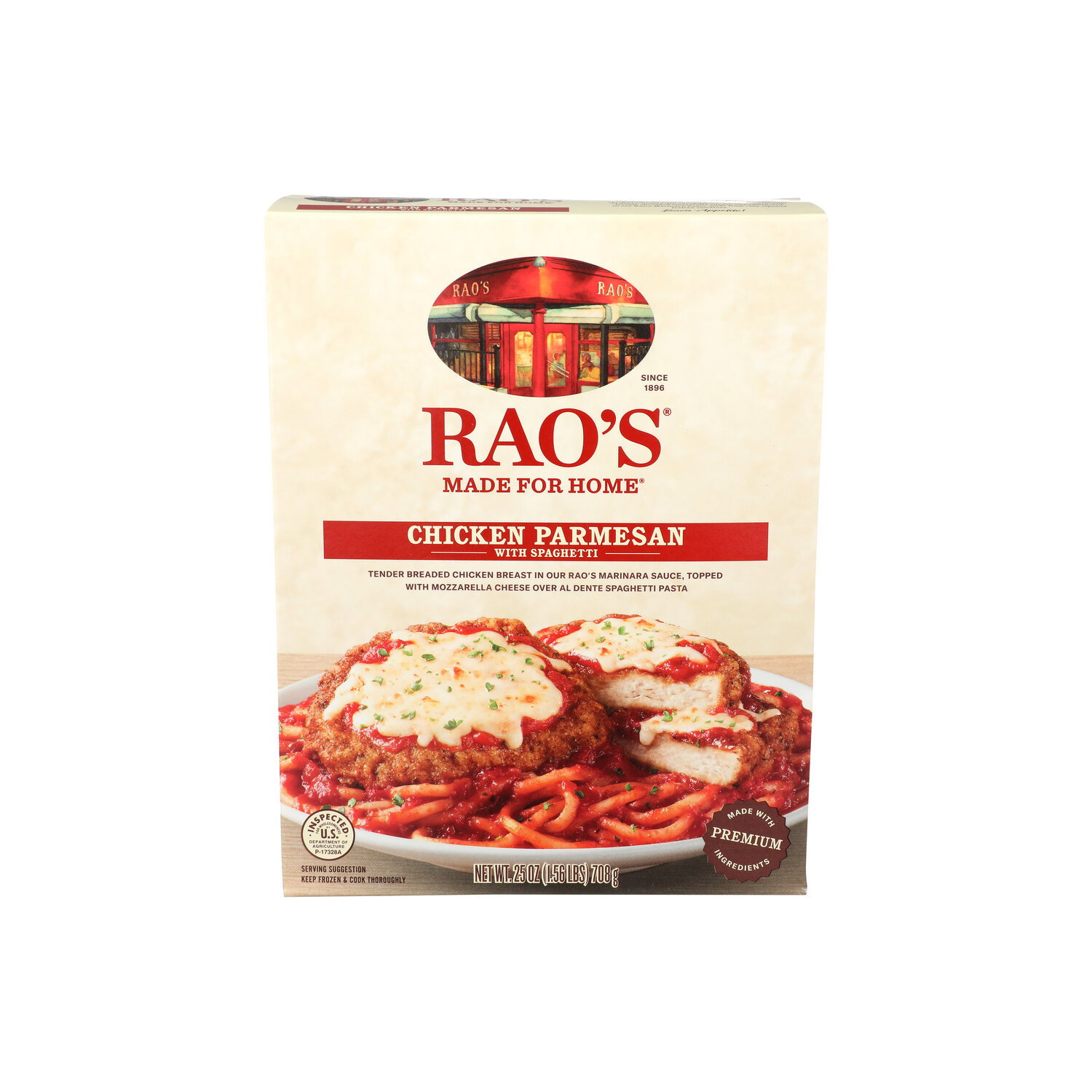 RAO's Homemade Frozen Chicken Parmesan - 25 Ounce Image 1 of 4