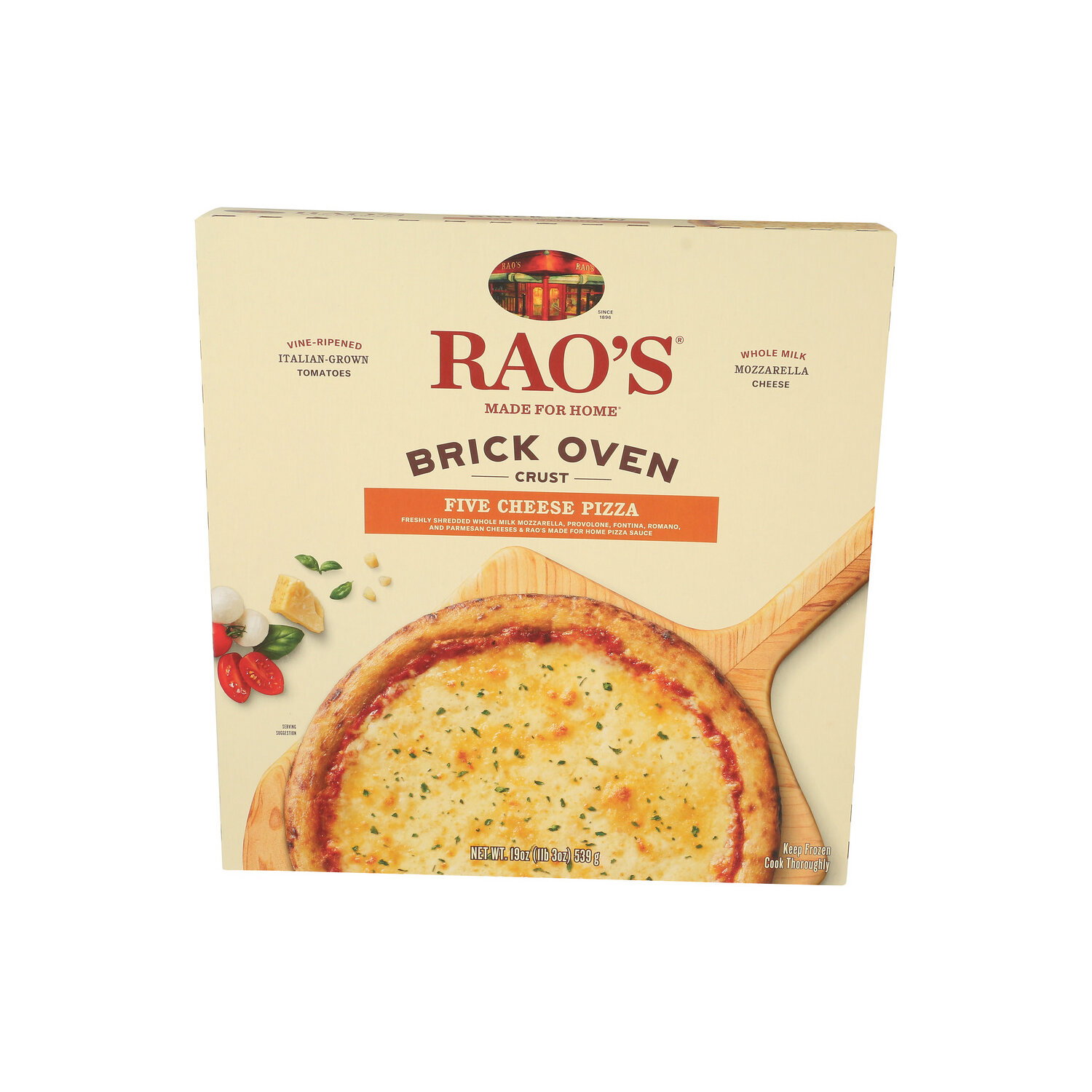 RAO's Homemade Brick Oven Crust 5 Cheese Pizza - 19 Ounce Image 1 of 4