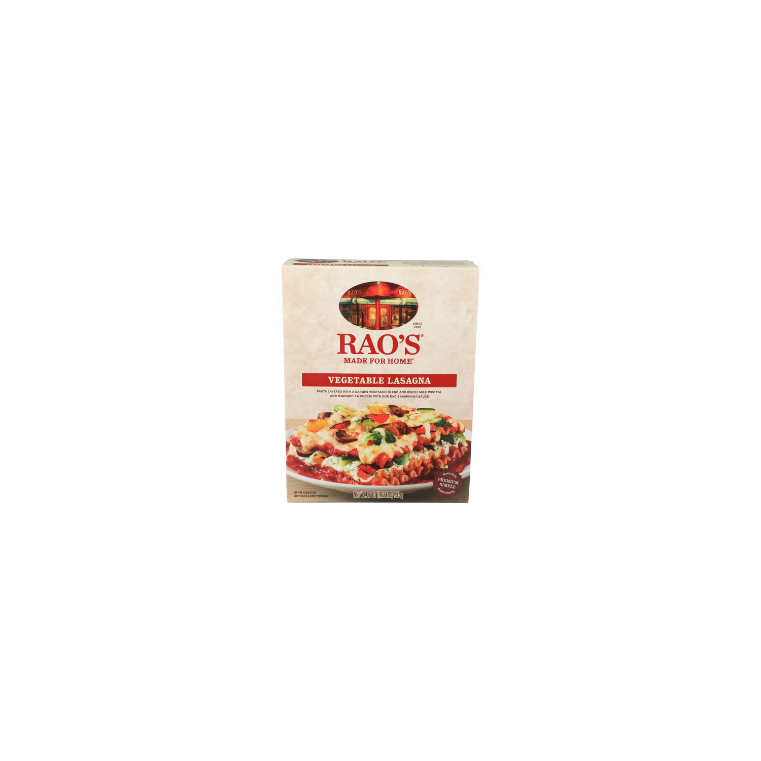 RAO's Homemade Vegetable Lasagna - 26 Ounce Image 1 of 4