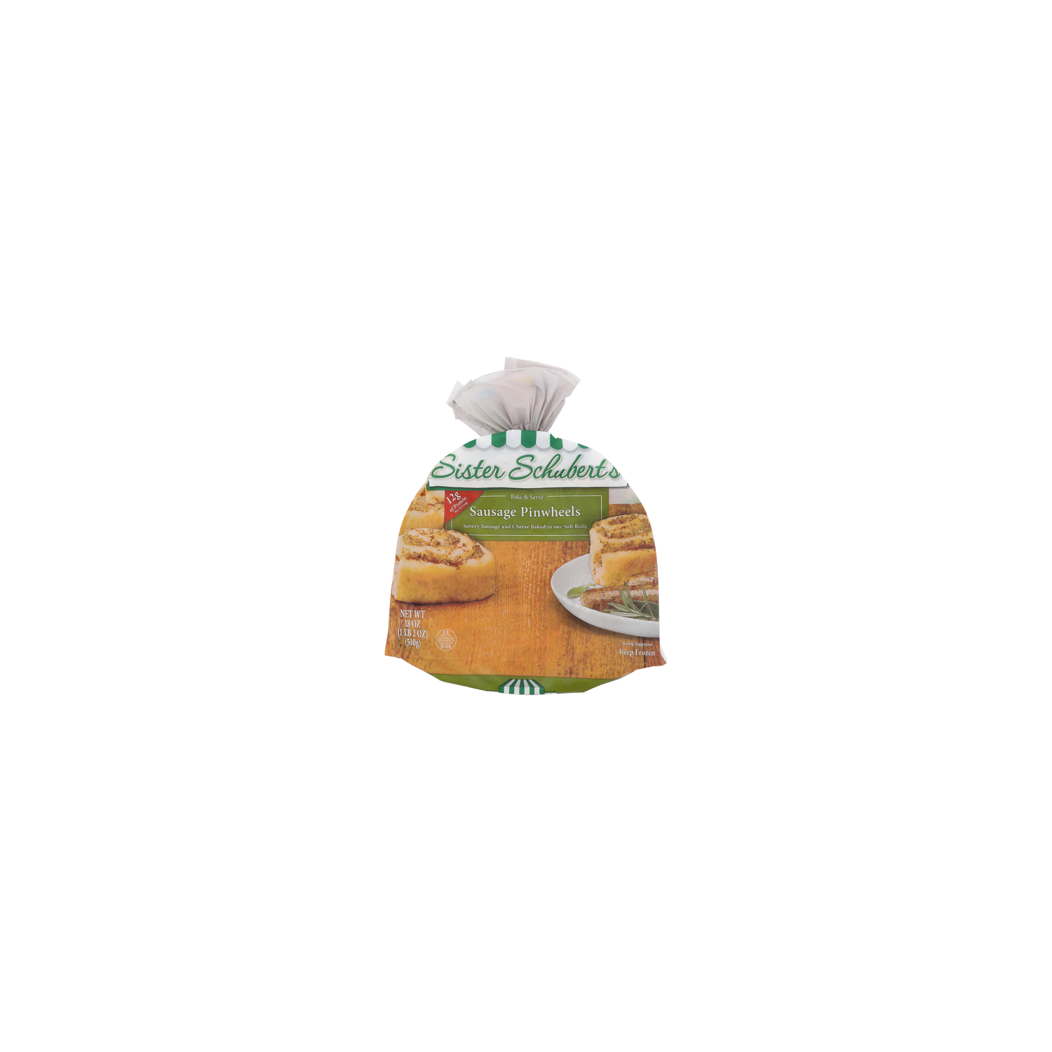 Sister SCHUBERT's Sausage Pinwheels - 18 Ounce Image 1 of 4