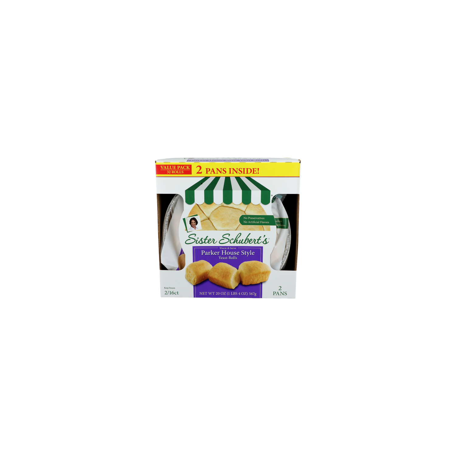 Sister Schubert’s Parker House Style Yeast Rolls - 10 Ounce - 2 Count Image 1 of 4