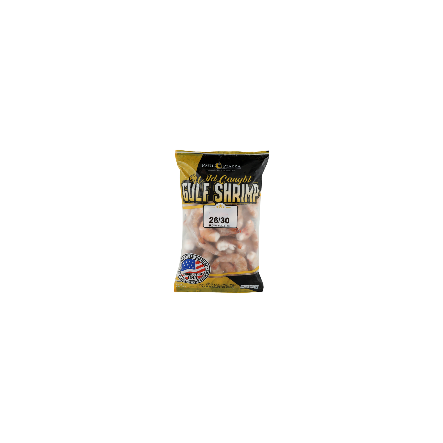 Paul PIAZZA & SON Shrimp 26 30 Gulf Raw Xl - 2 Pound Image 1 of 4