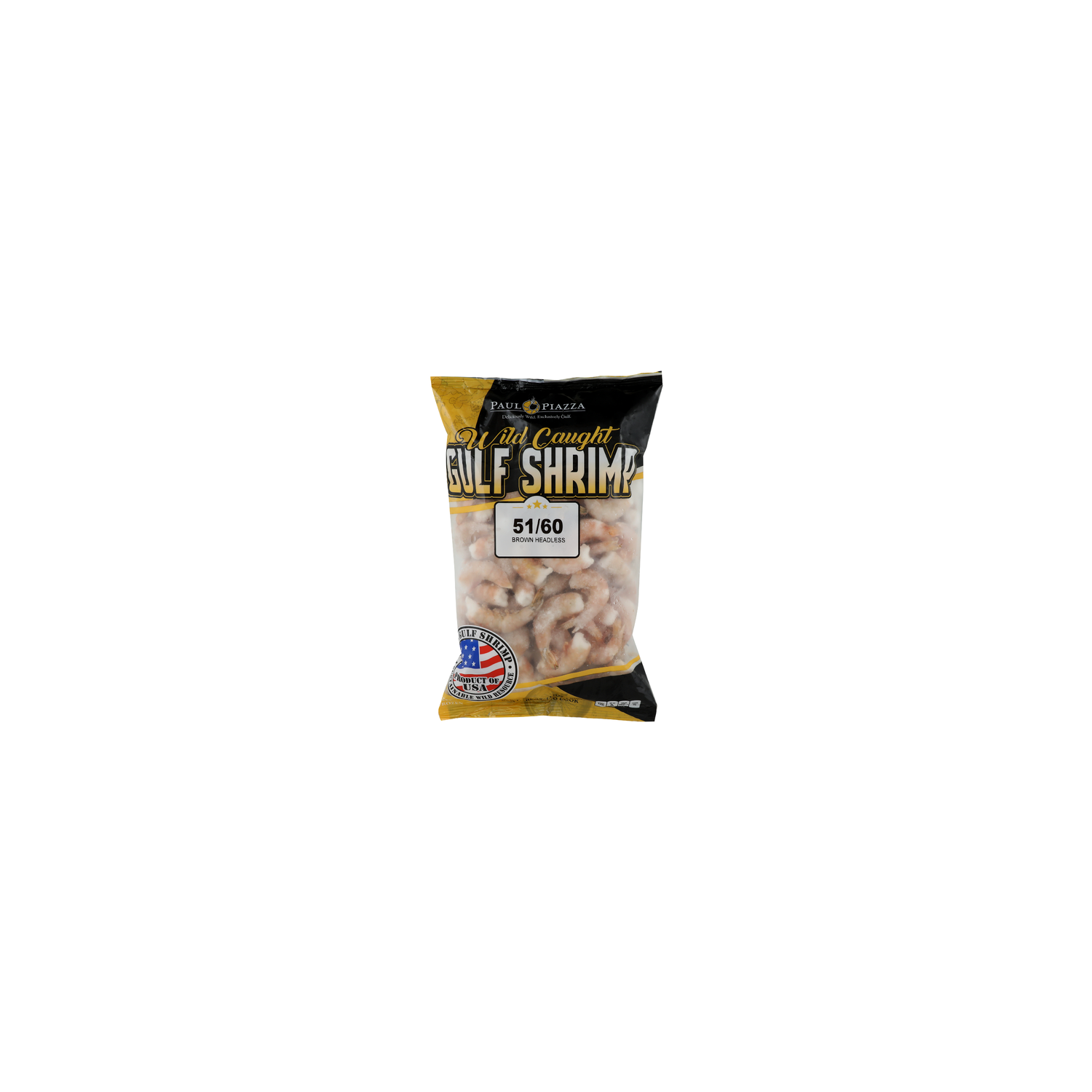 Paul Piazza Brown Wild Caught Gulf Shrimp - 2 Pound Image 1 of 4