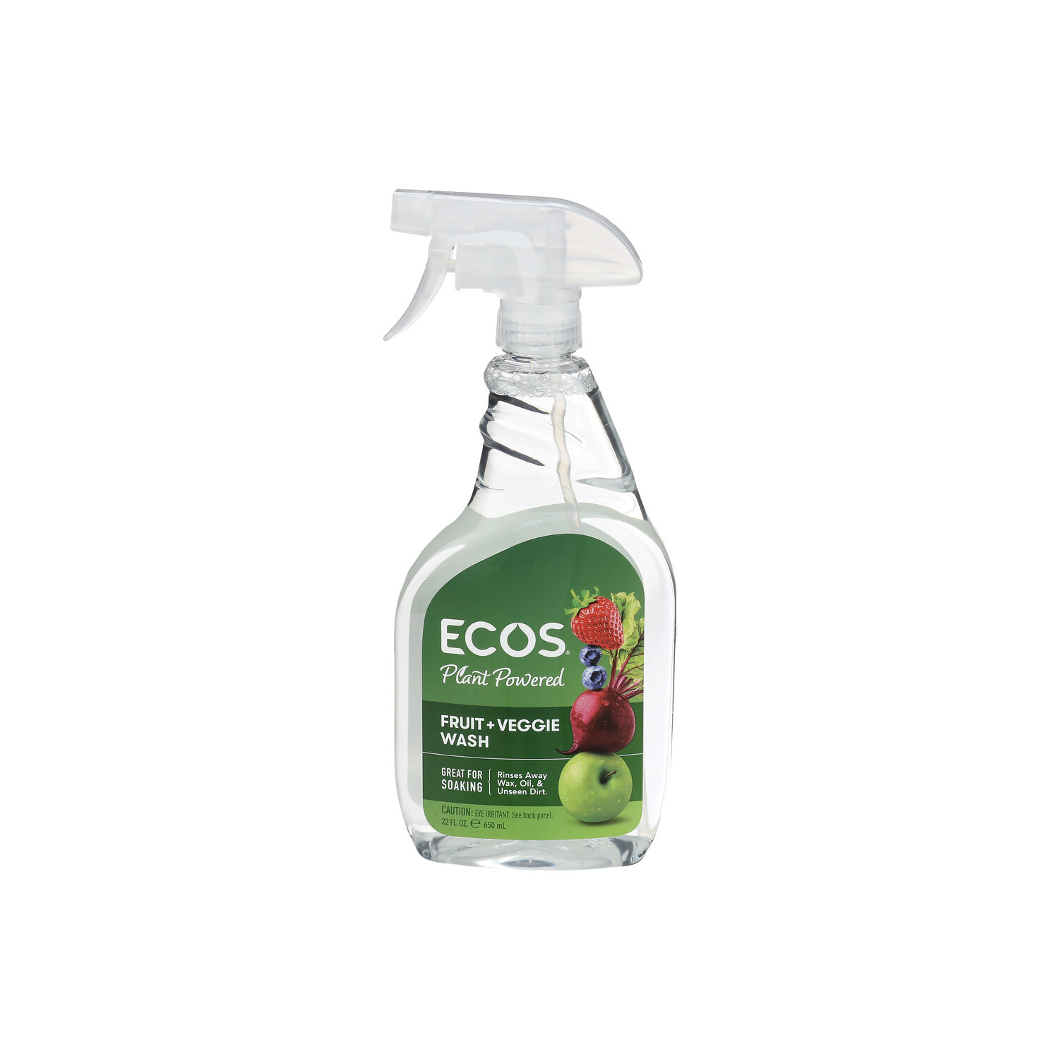 エコウォーター Ecos Liquid Fruit + Veggie Wash - 22 Fluid Ounce - Brookshire's