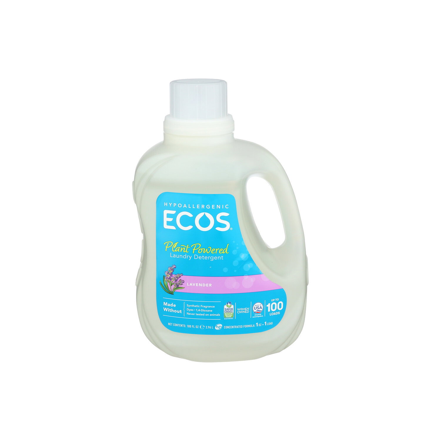 Ecos Lavender Liquid Laundry Detergent - 100 Fluid Ounce Image 1 of 3