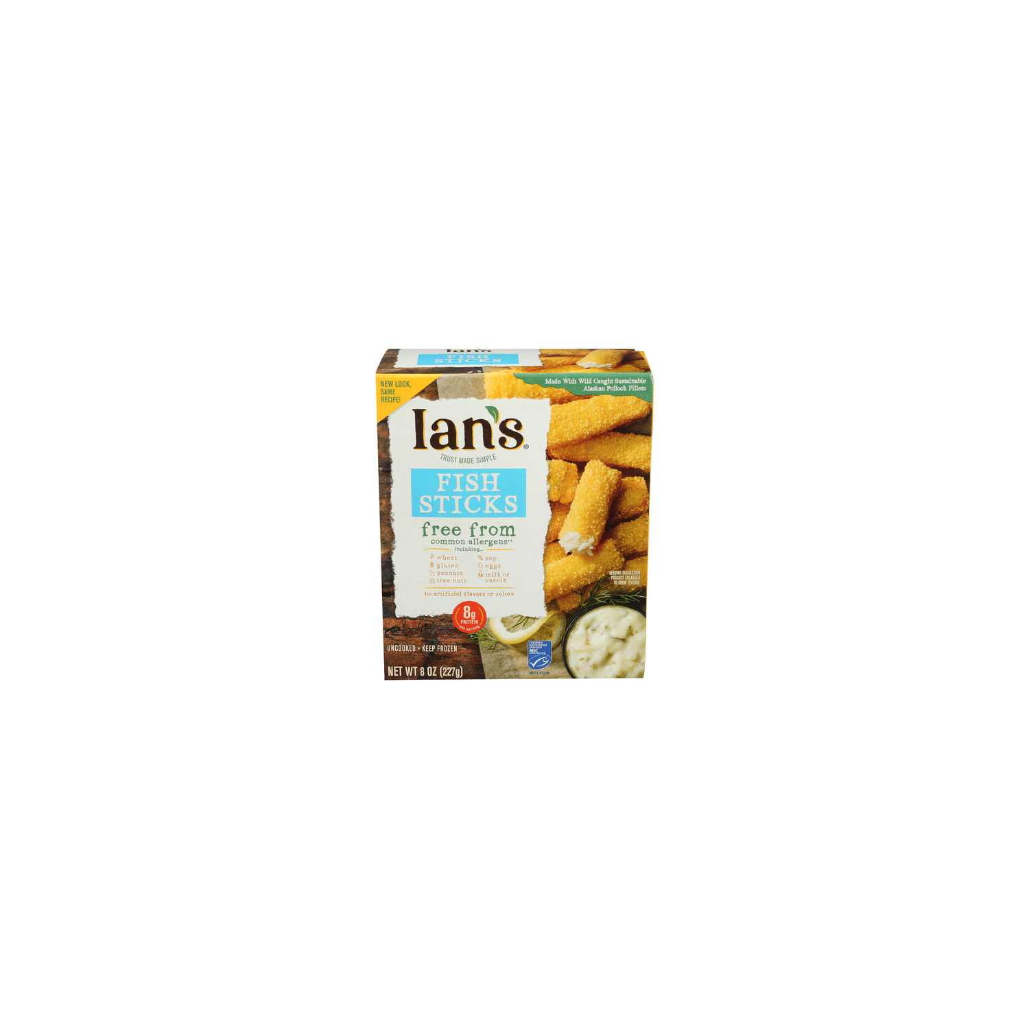 Ian's None Original Frozen Gluten Free Fish Sticks - 8 Ounce Image 1 of 4