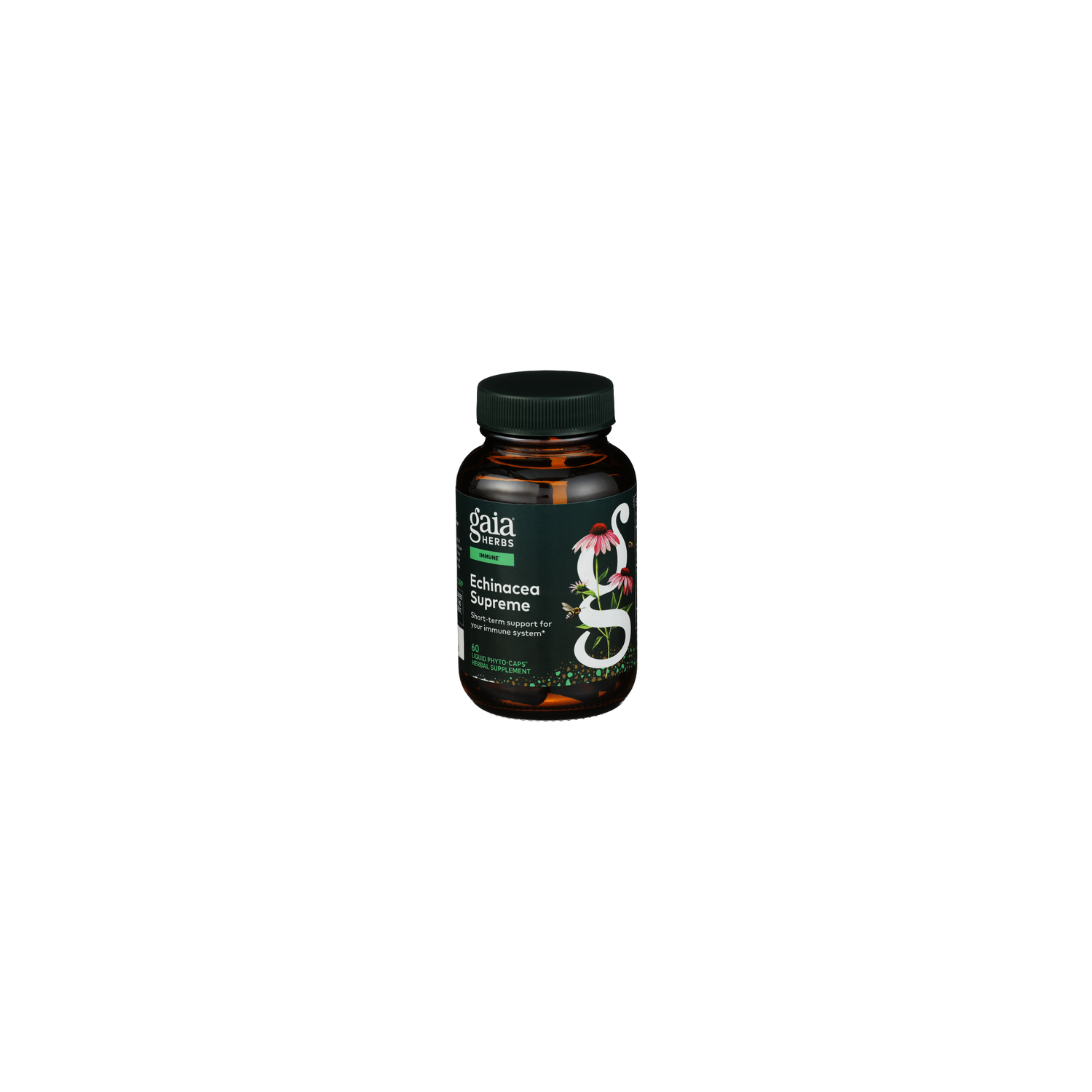 Gaia Herbs Immune Support Echinacea Supreme - 60 Count Image 1 of 2