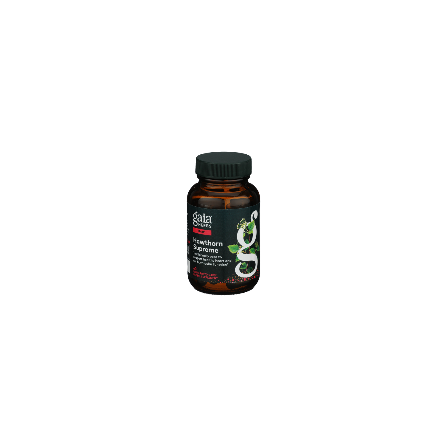 Gaia Herbs Heart Support Hawthorn Supreme - 60 Count Image 1 of 2