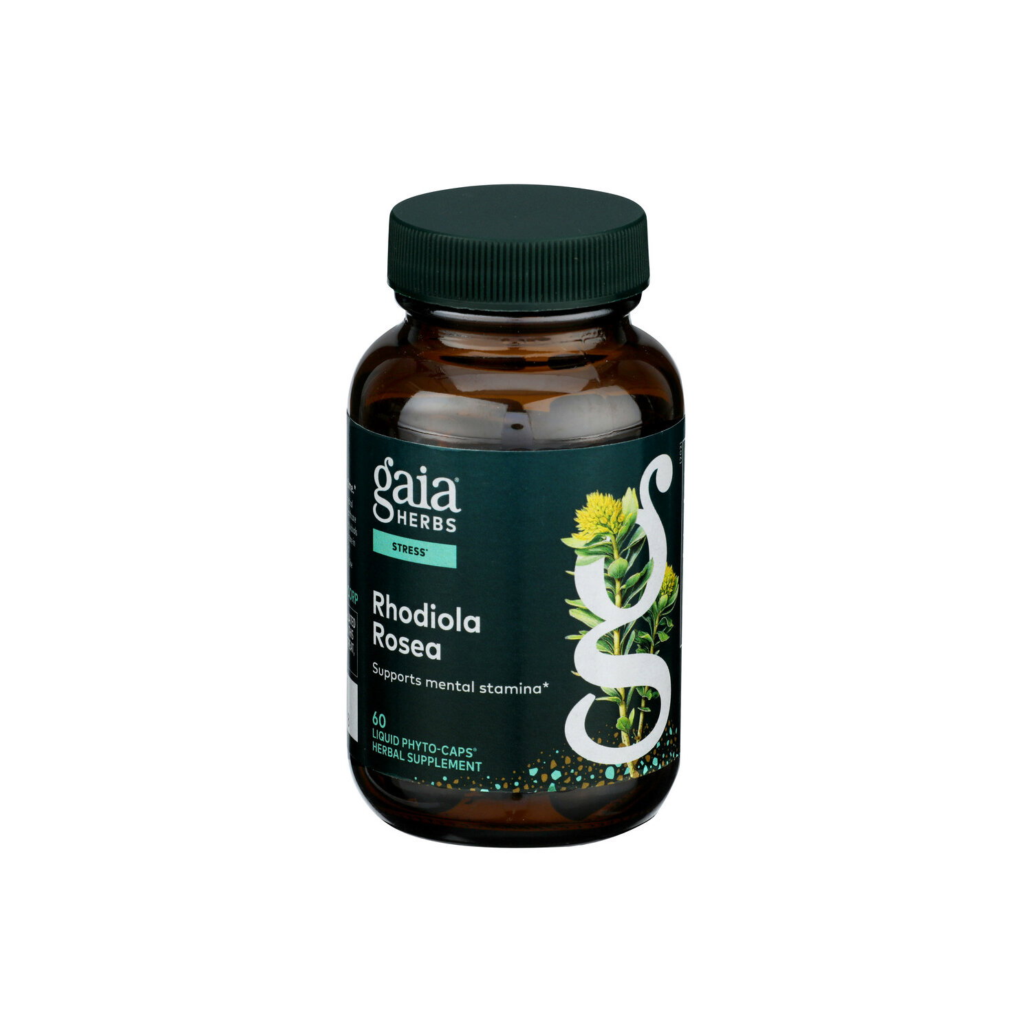Gaia Herbs Stress Support Rhodiola Rosea - 60 Count Image 1 of 2