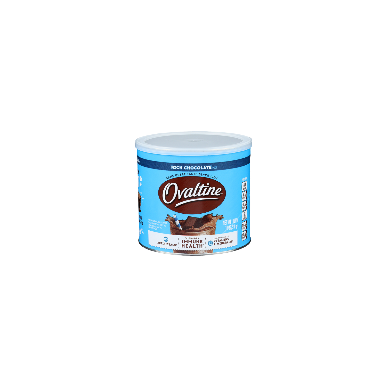Ovaltine Rich Chocolate Mix - 1.12 Pound Image 1 of 3