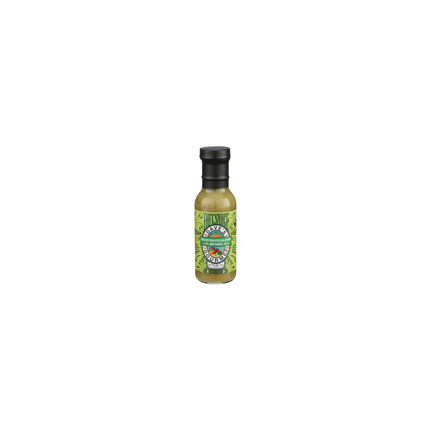 DAVE's Gourmet Creamy Roasted Jalapeno Hot Sauce - 8 Ounce Image 1 of 4