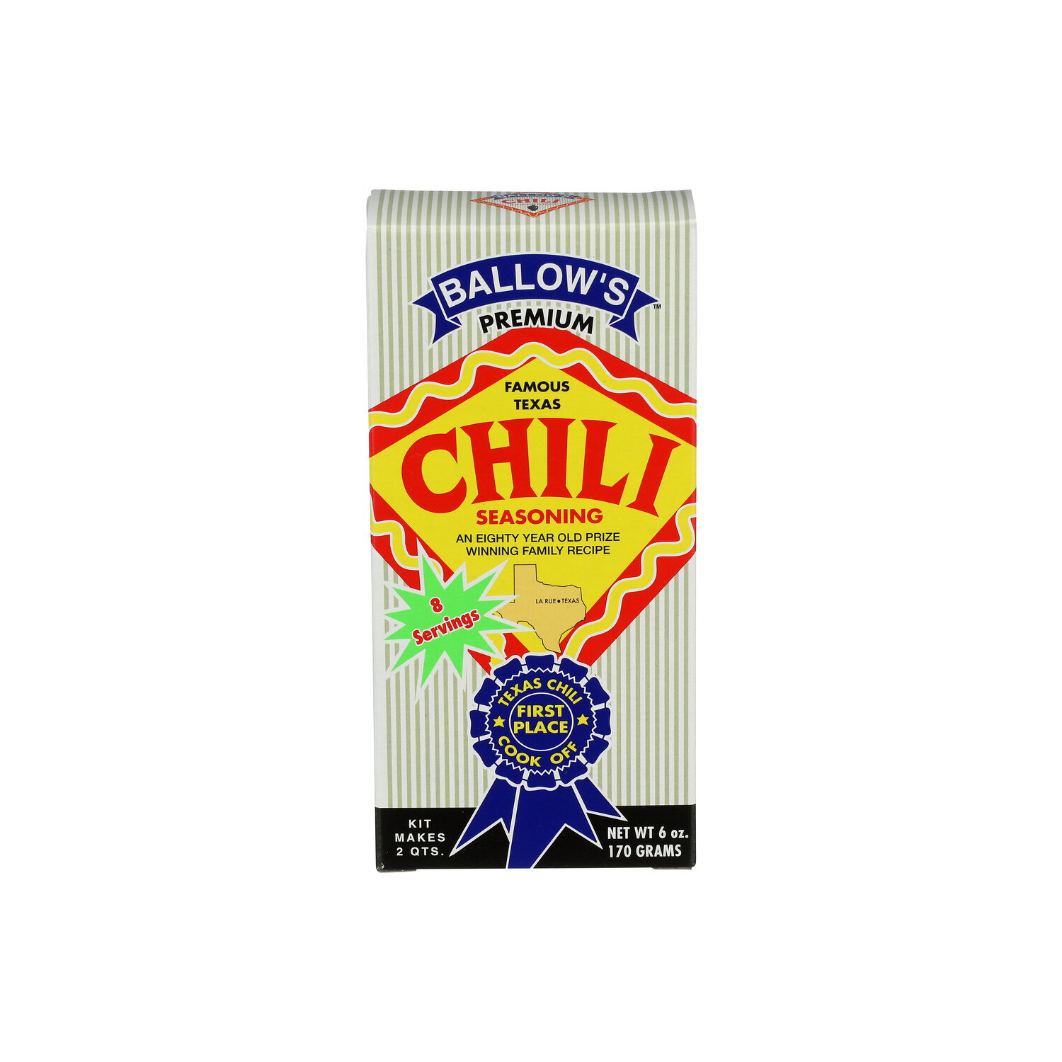 BALLOW's Dry Seasoning Mix Chili - 6 Ounce Image 1 of 4