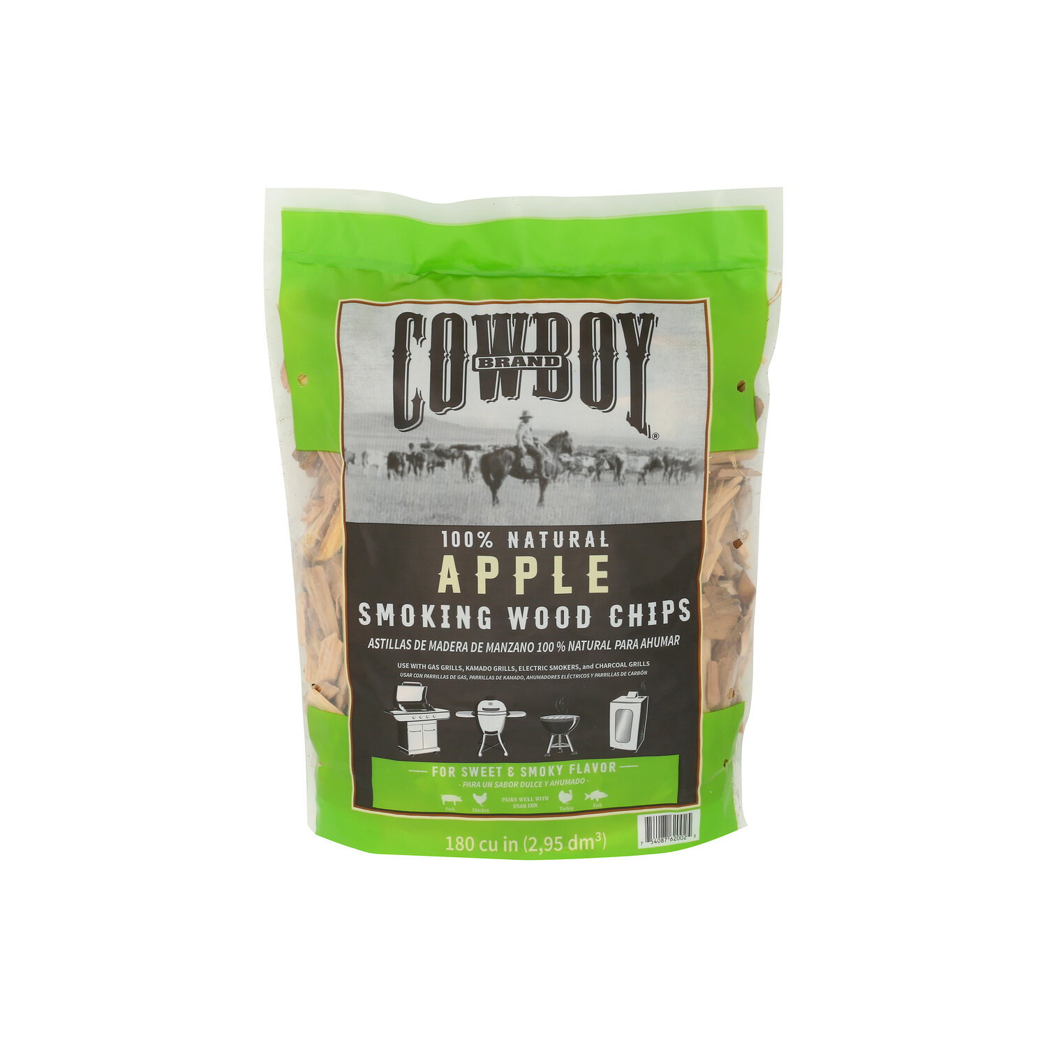 Cowboy Brand Apple Smoking Wood Chips - 1 Each Image 1 of 3