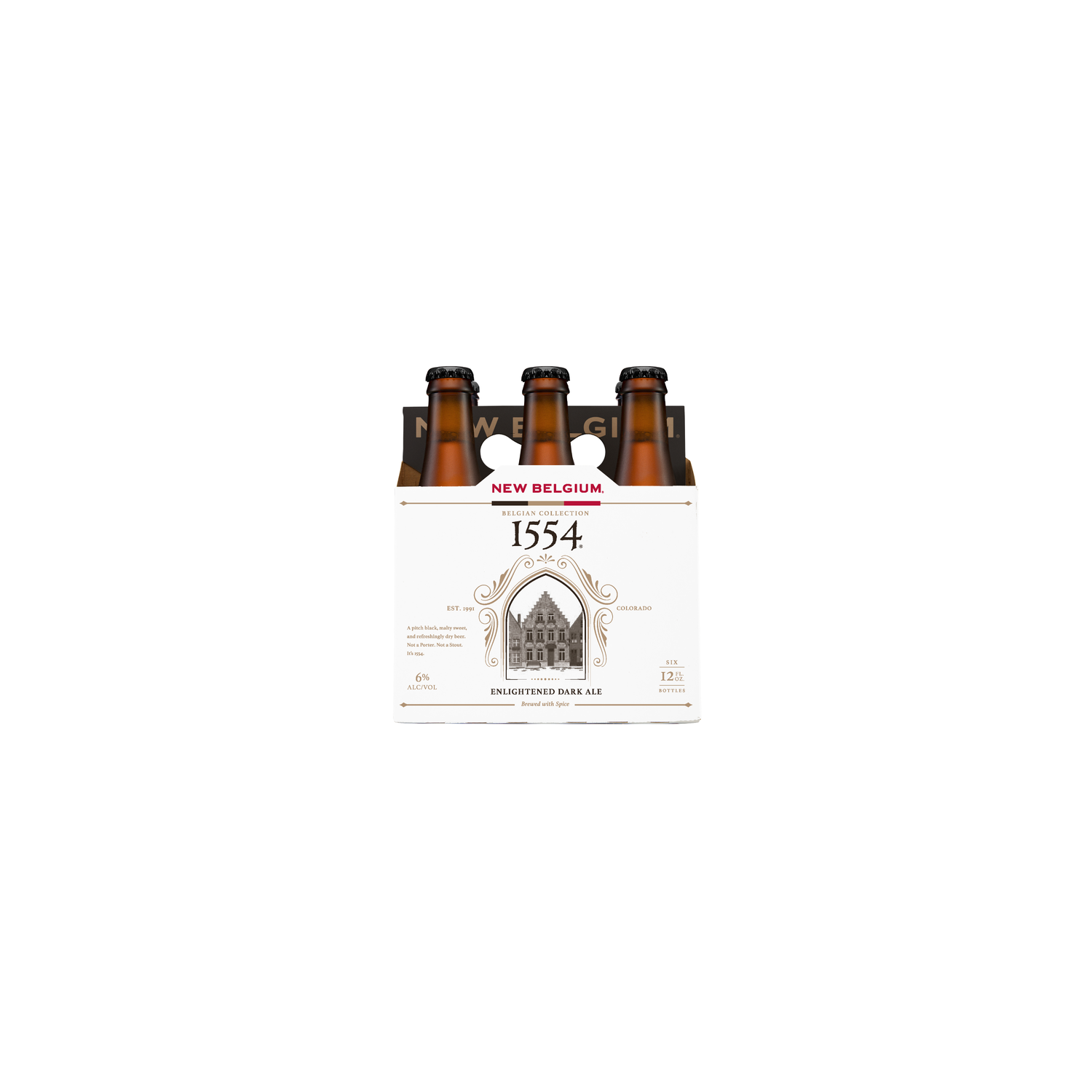New Belgium 1554 Enlightened Dark Ale - 2 Fluid Ounce - 6 Count Image 1 of 2