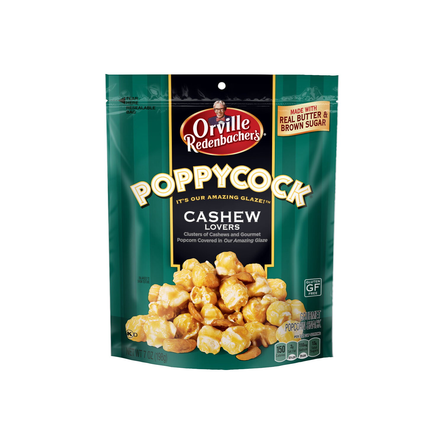 Poppycock Orville Redenbacher's Cashew Lovers Gourmet Popcorn, 7