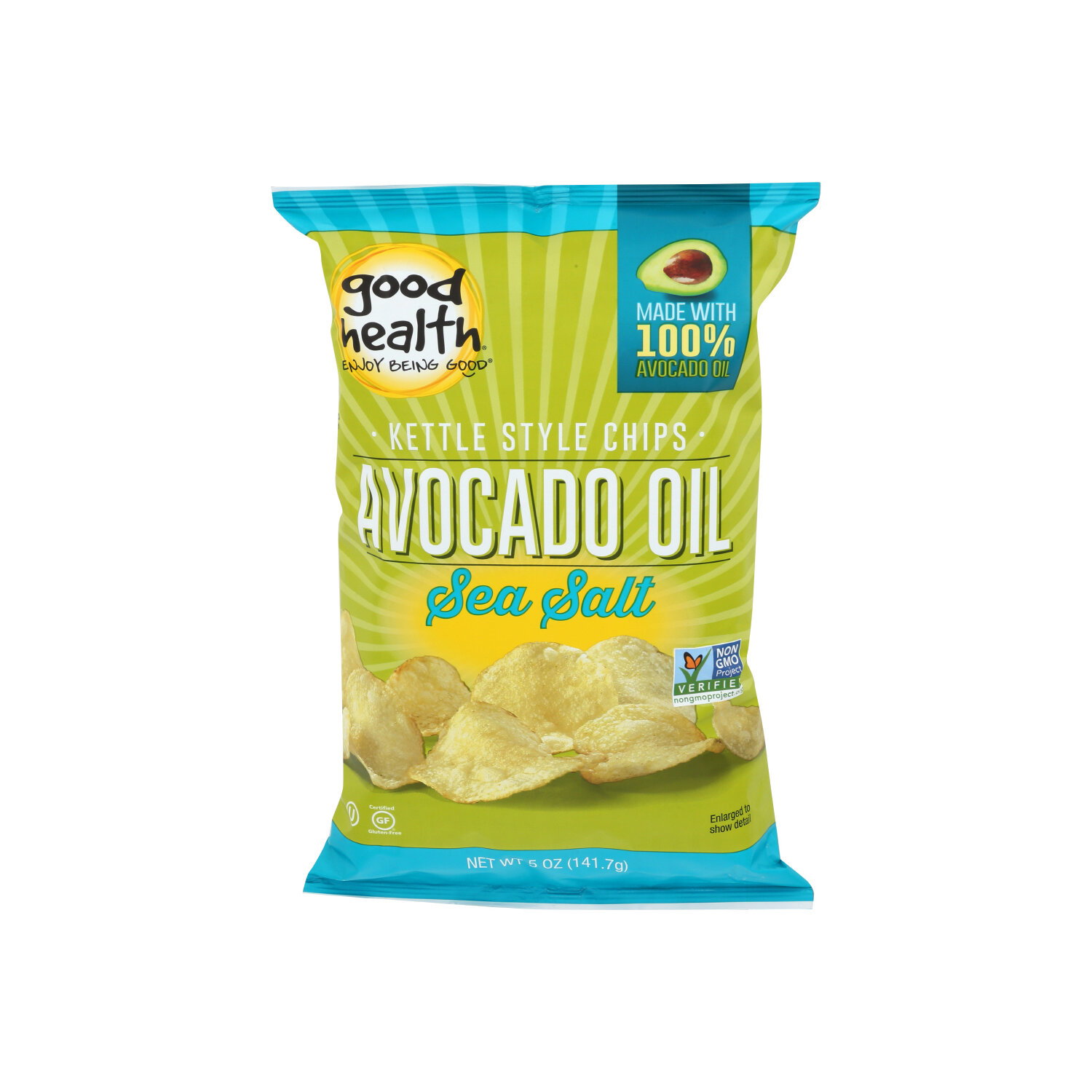 Good Health Gh Avocado Oil Sea Salt Kettle Style Chips - 5 Ounce Image 1 of 2