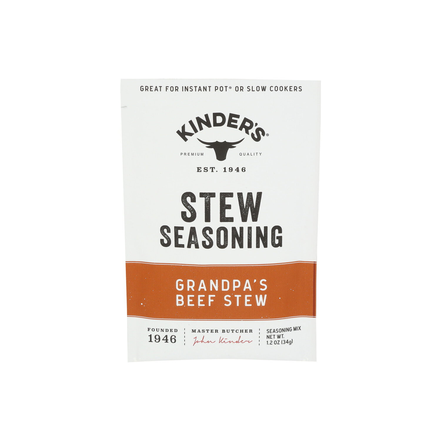 KINDER's Grandpa's Beef Stew Rick Homestyle Seasoning - 1.2 Ounce Image 1 of 4