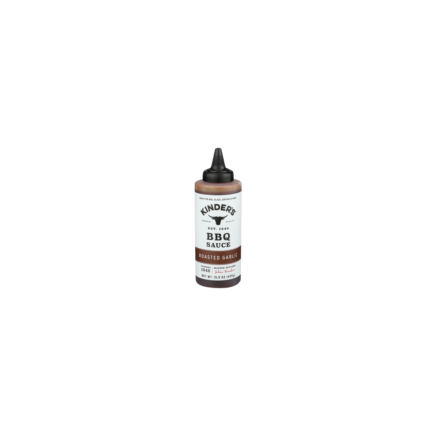KINDER's Roasted Garlic BBQ Sauce - 15.5 Ounce Image 1 of 4
