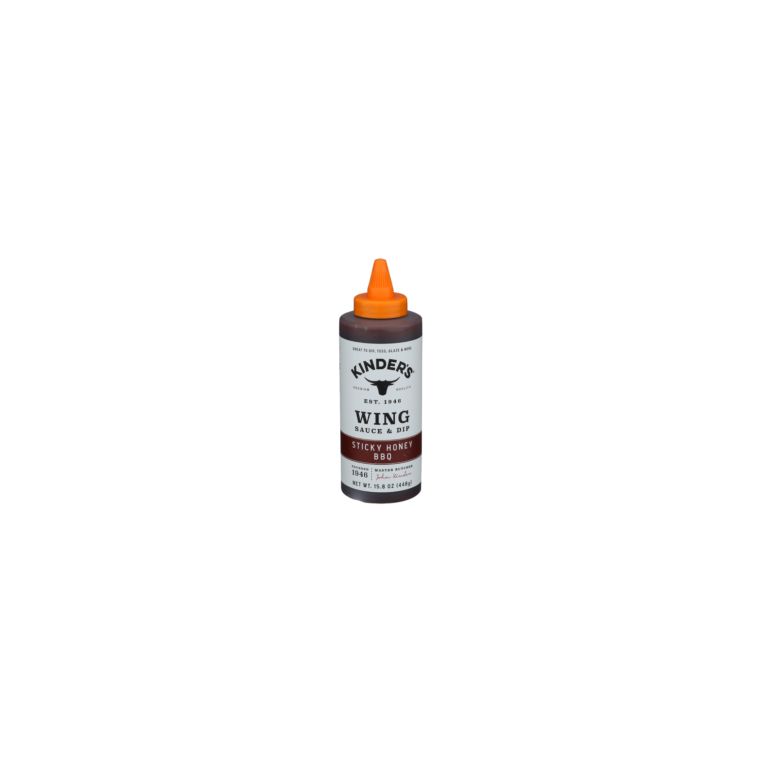 KINDER's Sticky Honey BBQ Wing Sauce - 15.8 Ounce Image 1 of 4