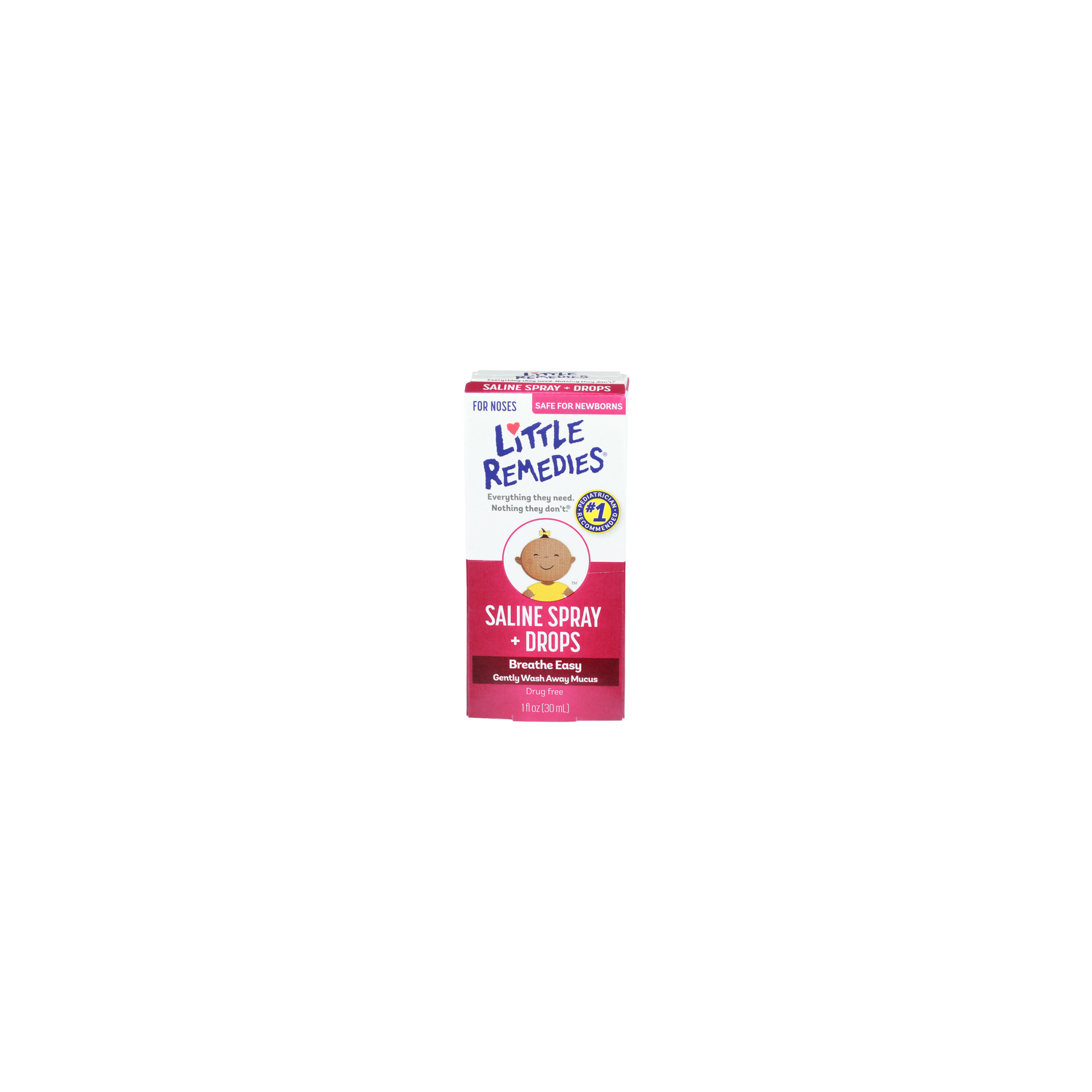 Little Remedies For Noses Saline Spray + Drops - 1 Fluid Ounce Image 1 of 3