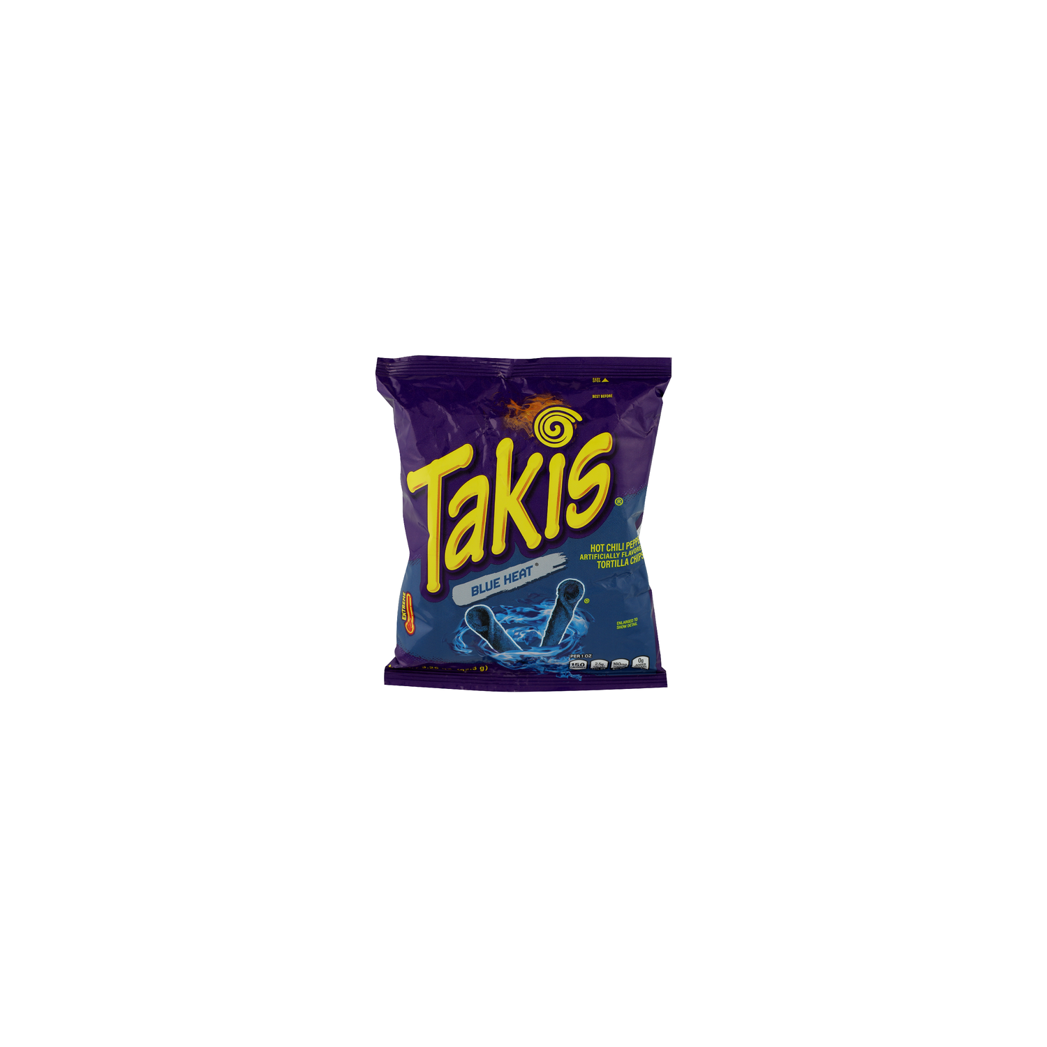 Takis Tortilla Chips, Blue Heat, Extreme - 3.25 Ounce Image 1 of 4