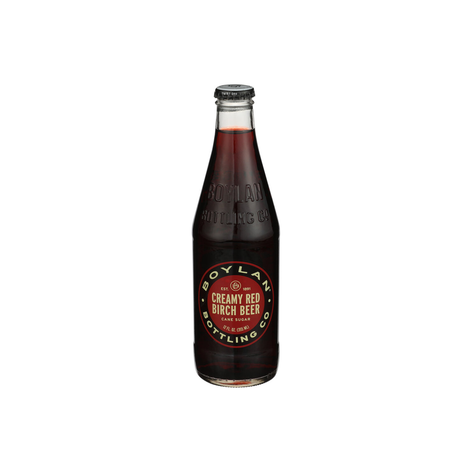 Boylan Bottling Co Creamy Red Birch Beer - 12 Fluid Ounce Image 1 of 4