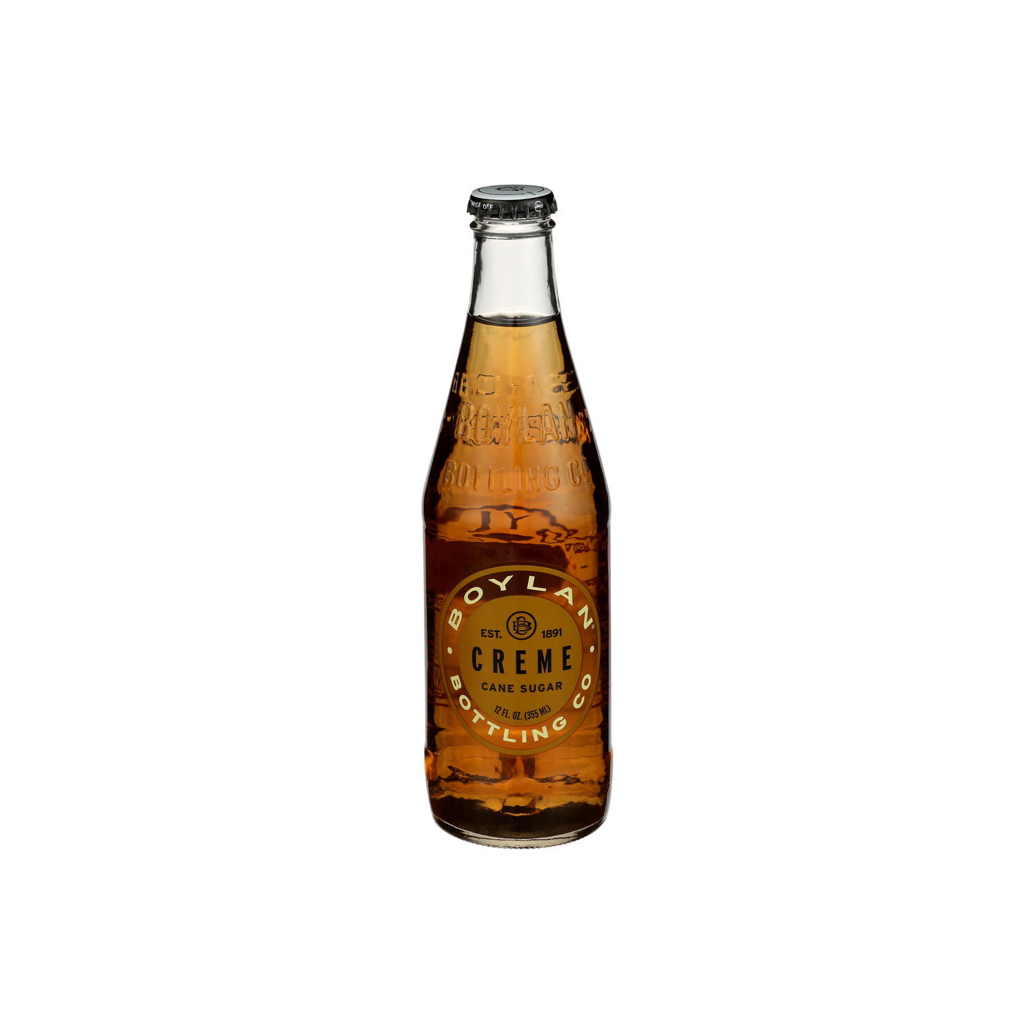 Boylan Bottling Co Cream Soda Carbonated - 12 Fluid Ounce Image 1 of 4