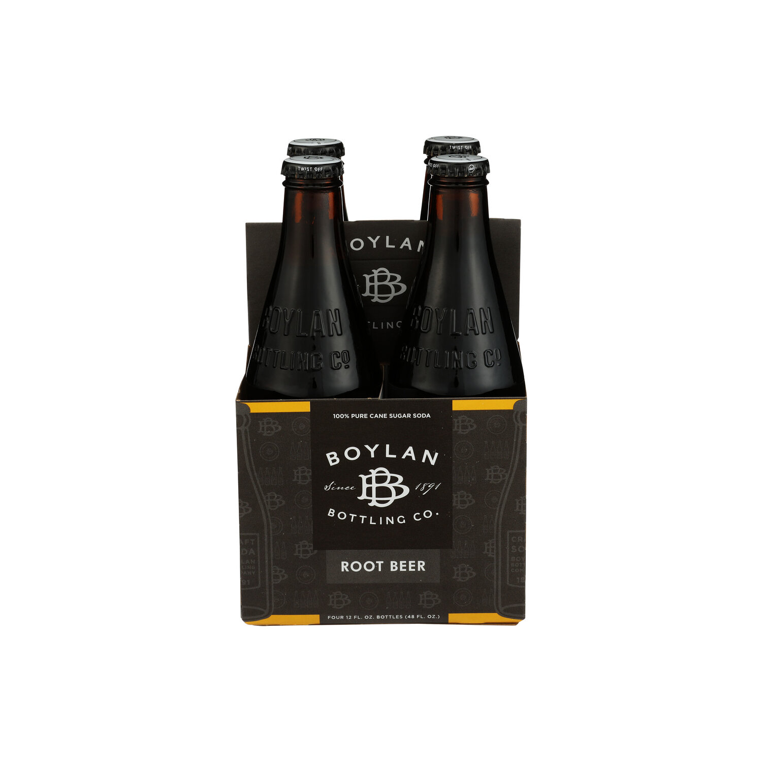 Boylan Bottling Co Root Beer - 12 Fluid Ounce - 4 Count Image 1 of 3