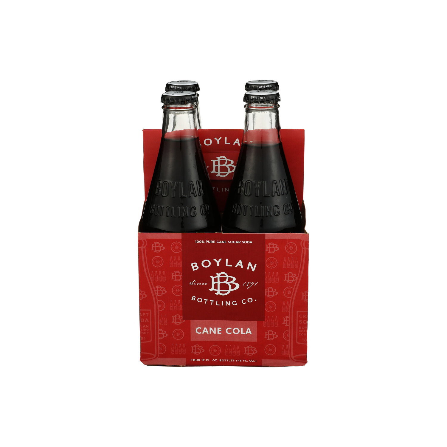 Boylan Bottling Co Cane Cola Soda - 12 Fluid Ounce - 4 Count Image 1 of 3